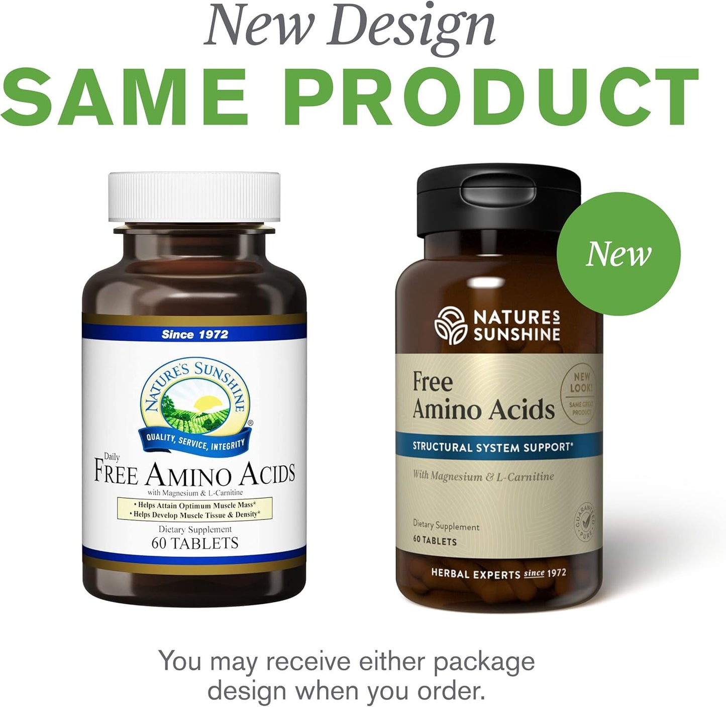 Natural Amino Acid Supplement for Muscle Development and Strength - 60 Tablets