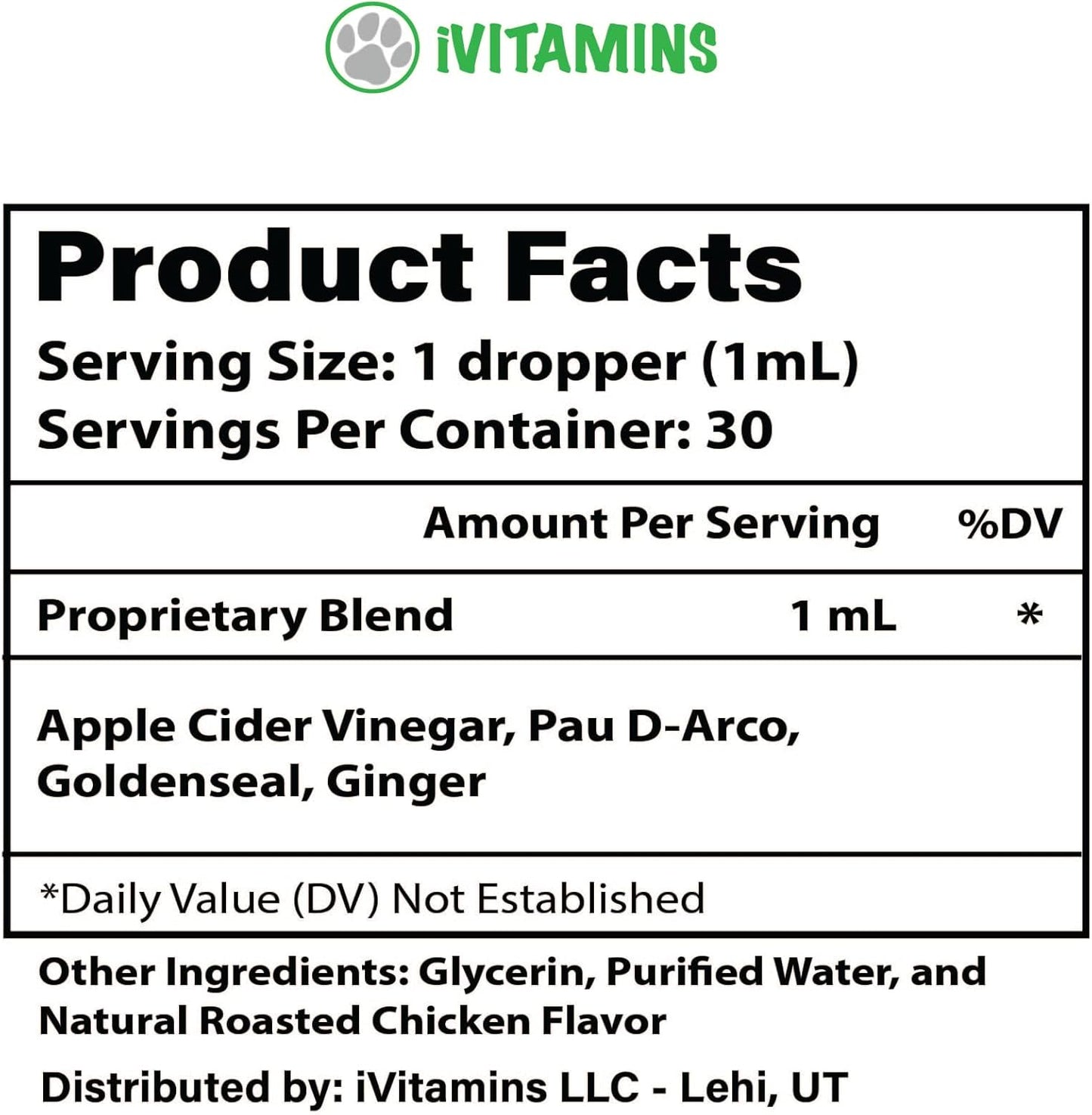 Natural Antibiotic Cat Supplements for Immune Support - 2 Pack, 60 Servings