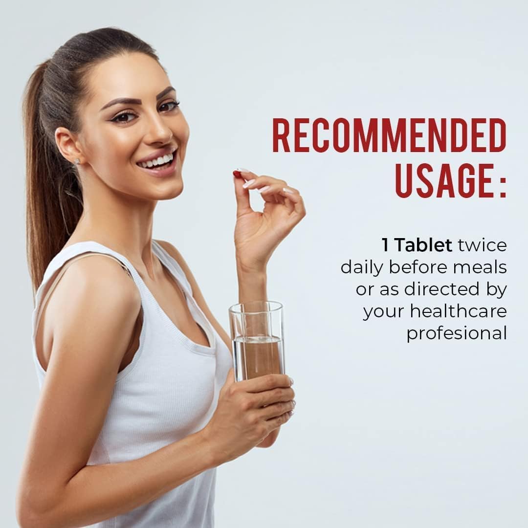 Natural Biotin Supplement for Hair, Nails, and Skin Health - Sesbania Grandiflora Herb, 60 Veg Tabs for Women & Men