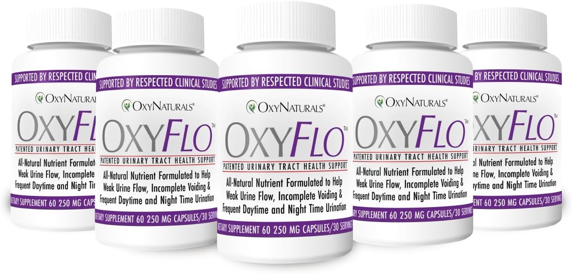 Natural Bladder Control Pills for UTIs - Support Urinary Tract Health - Clinically Proven Ingredients - 5 Bottles, 150 Servings