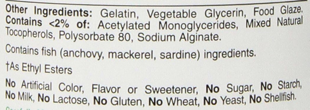 Natural Bounty Fish Oil Supplement - 1400 Mg, 130 Softgels for Heart Health & Wellness