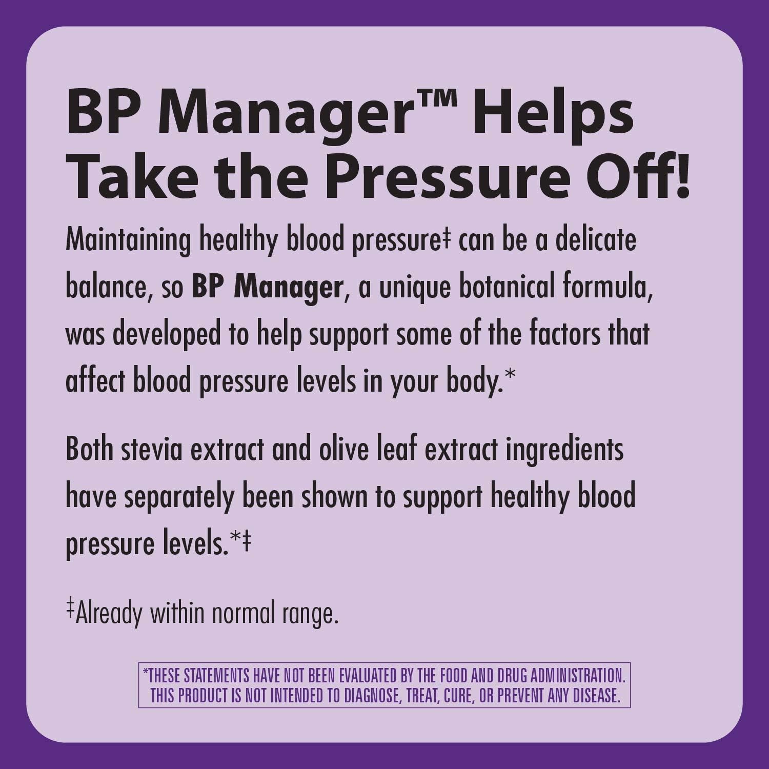 Natural BP Manager Supplement for Healthy Blood Pressure Support - 90 Capsules by Nature's Way