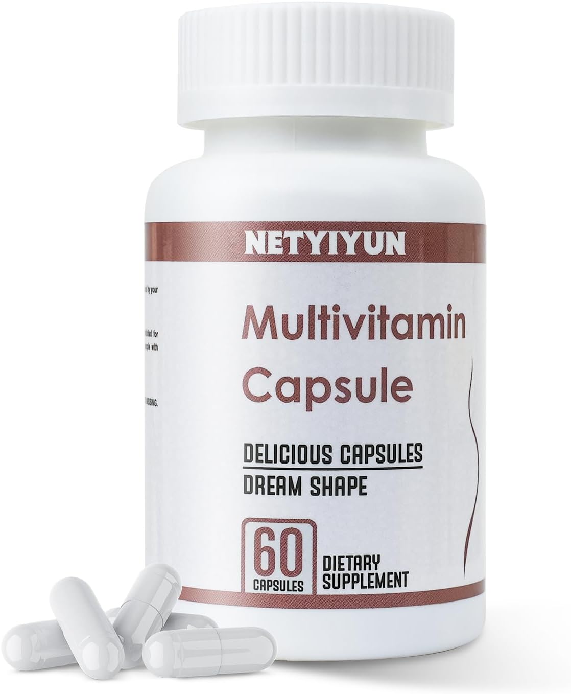 Natural Breast & Butt Enhancement Pills for Skin Tightening - 3 in 1 Capsules by NETYIYUN