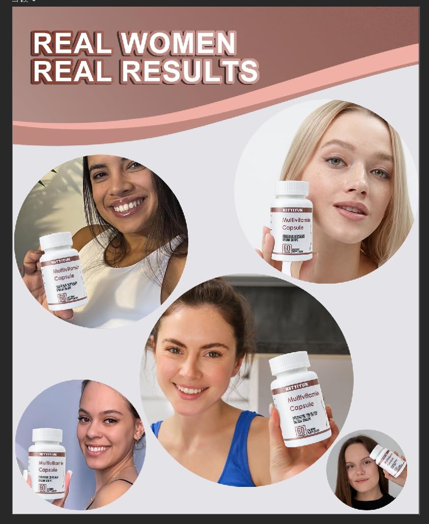 Natural Breast & Butt Enhancement Pills for Skin Tightening - 3 in 1 Capsules by NETYIYUN