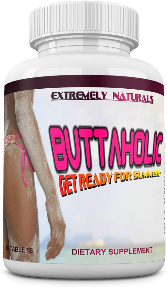 Natural Buttocks Enhancement Pills for Women | Butta Enhancement for Larger, Curvier Butts | Glute Enhancer Tablets | 60 Count