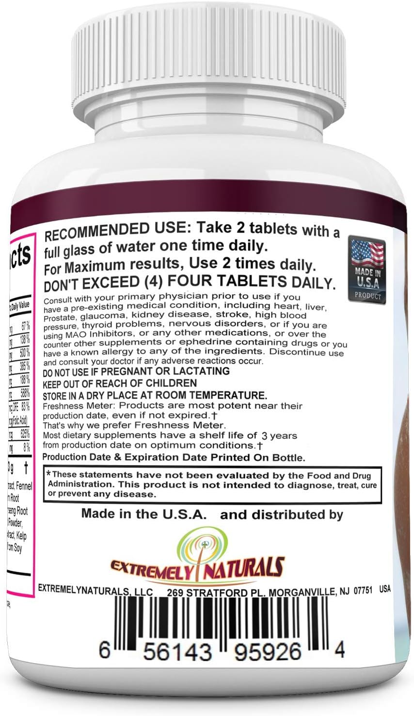 Natural Buttocks Enhancement Pills for Women | Butta Enhancement for Larger, Curvier Butts | Glute Enhancer Tablets | 60 Count