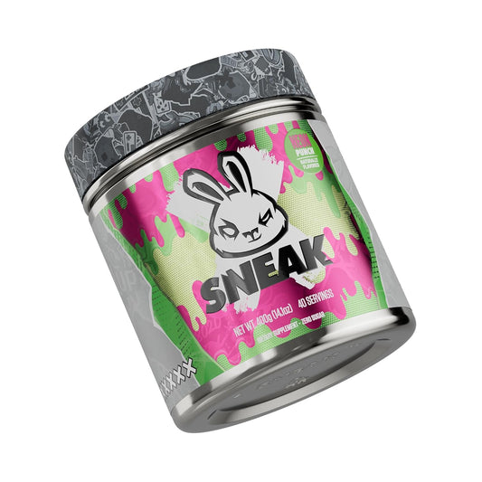 Natural Caffeine Focus-Boosting Energy Drink Powder - Neon Punch Flavor, 40 Servings, No Sugar or Nasties