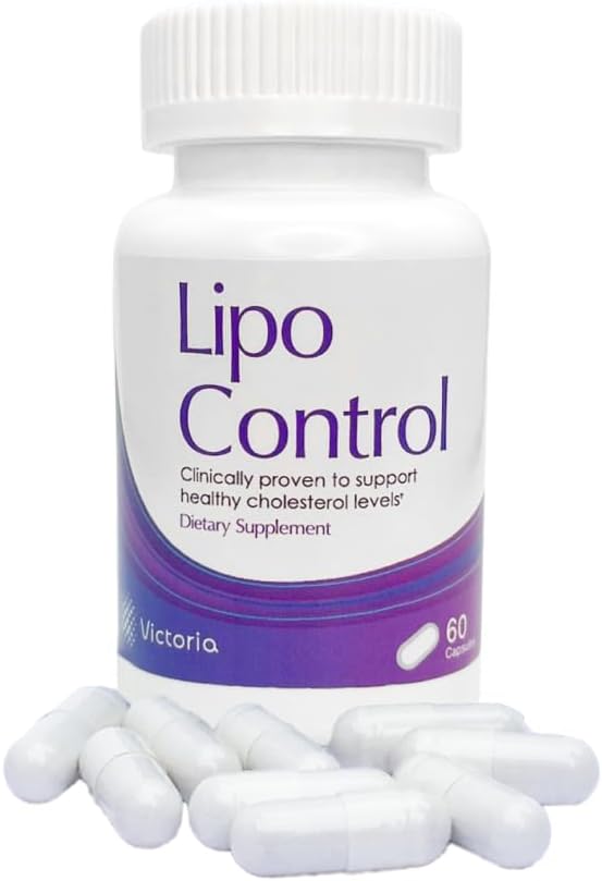 Natural Cholesterol Lowering Supplement with Psyllium Seed, Chitosan, Karaya Gum, and Apple Pectin - Supports Healthy LDL, HDL, and Triglyceride Levels - 60 Capsules