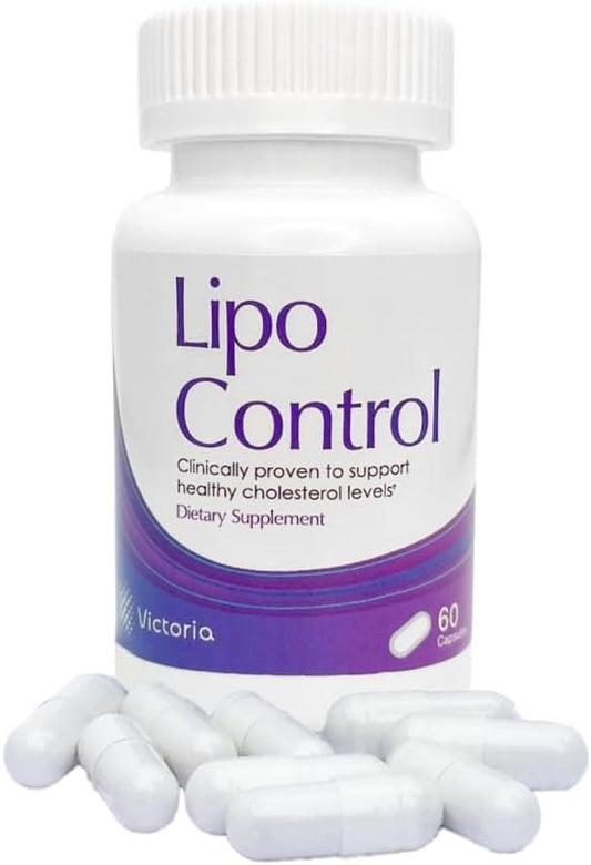 Natural Cholesterol Lowering Supplement with Psyllium Seed, Chitosan, Karaya Gum, and Apple Pectin - Supports Healthy LDL, HDL, and Triglyceride Levels - 60 Capsules