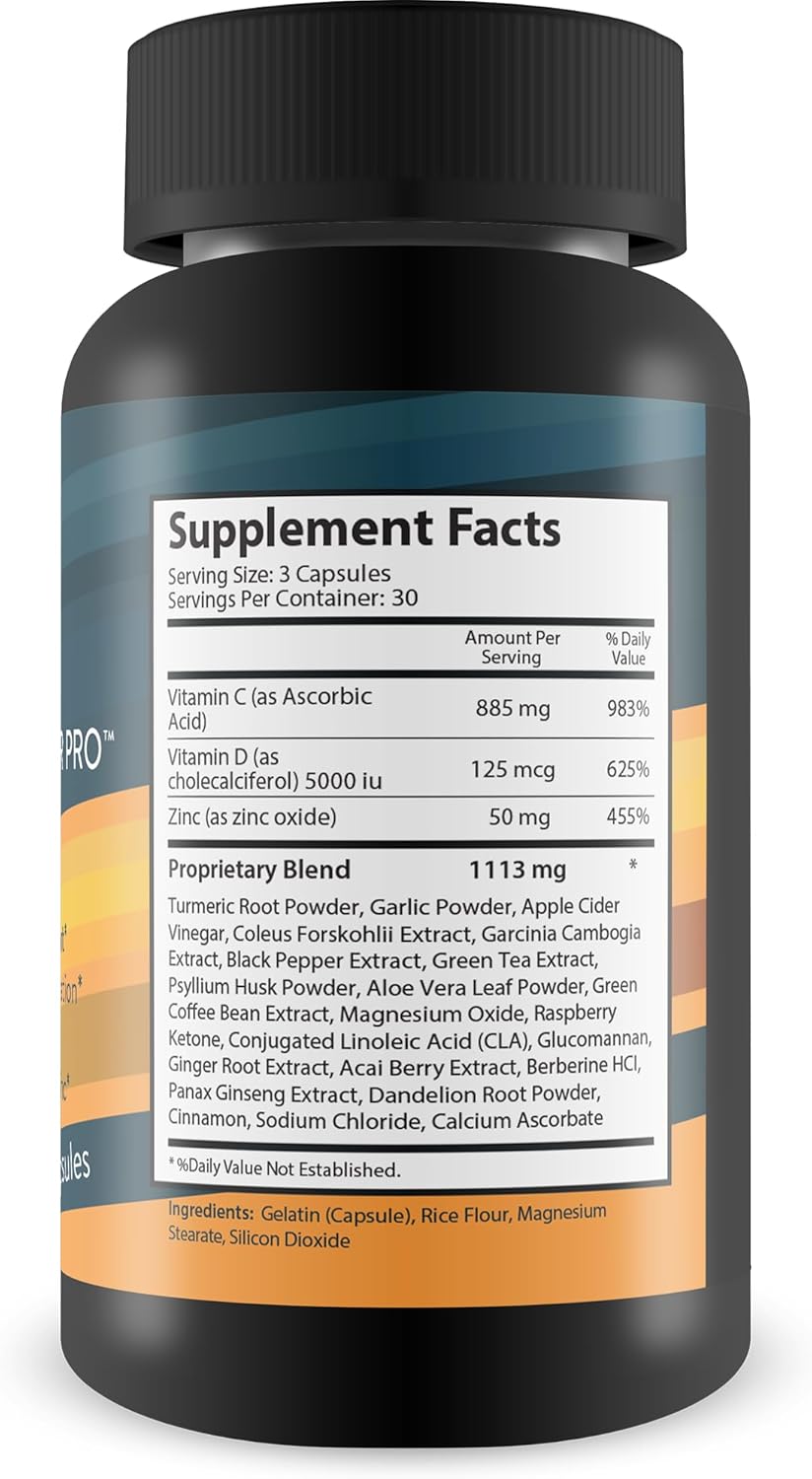 Natural Circulatory Health Support Supplements with Vitamin C, Turmeric, Garlic, Ginger - Cardio Clearer Pro for Healthy Blood Flow and Cardiovascular Health