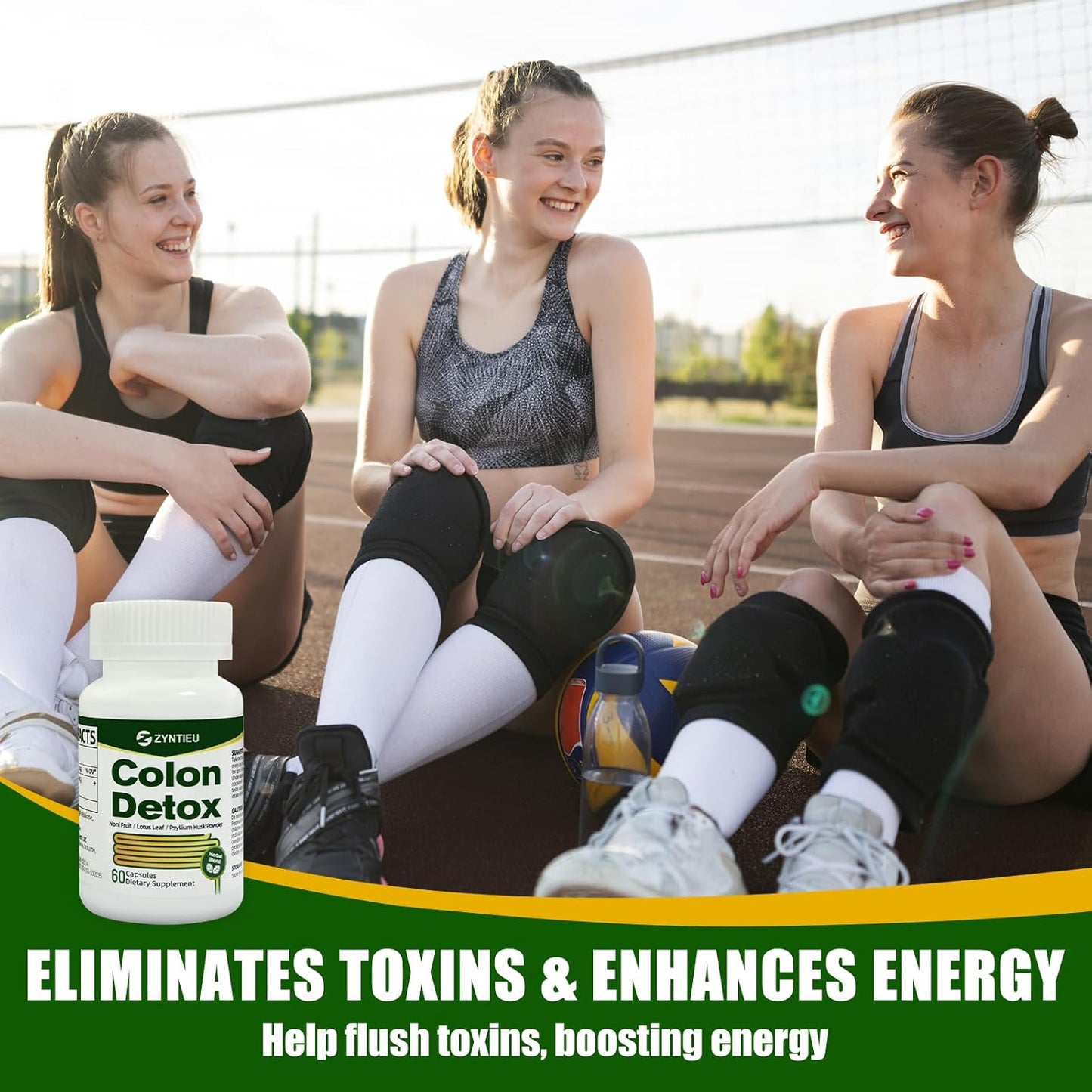 Natural Colon Cleanser Detox Capsules for Constipation Relief - Zyntieu Gut Cleanse Formula