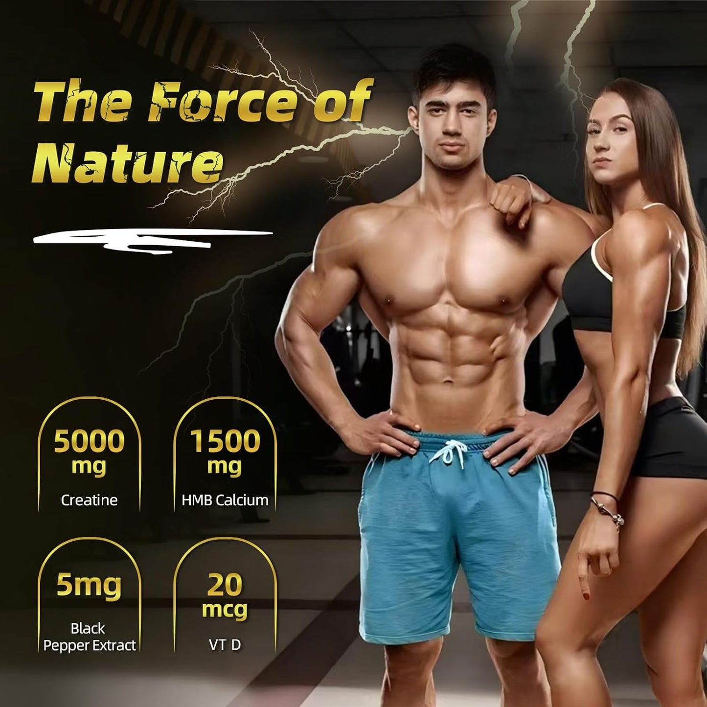 Natural Creatine Supplement for Adult Muscle Growth - NATURE TARGET