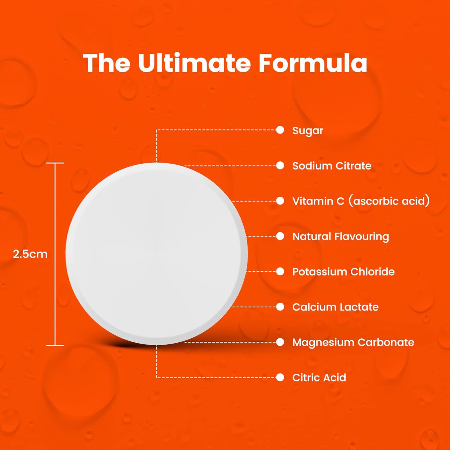 Natural Electrolyte Powder Packets for Precision Hydration - Multi Strength, Waterproof Servings - Gluten Free, 8 Packets, 1000mg/L-Orange