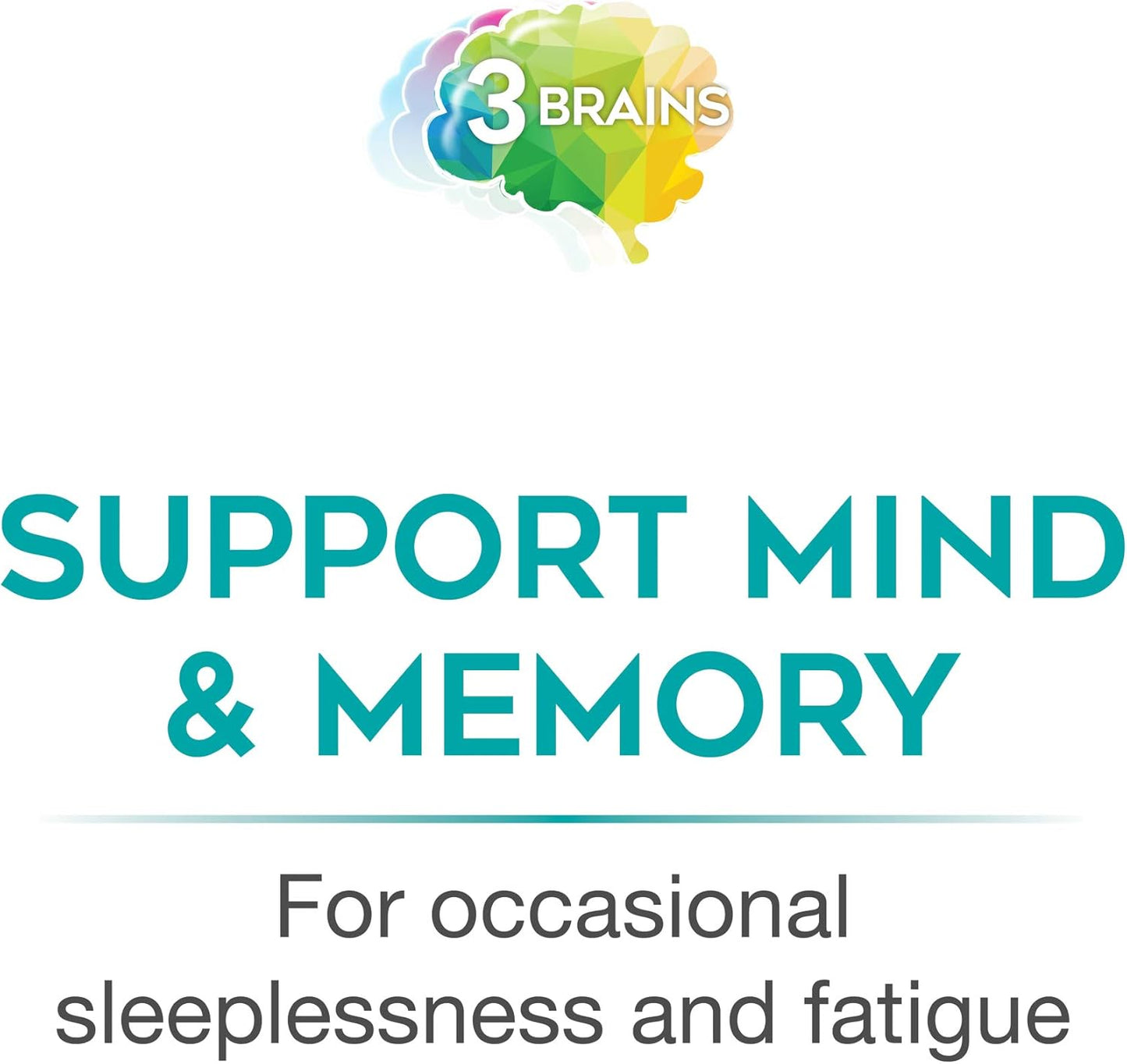 Natural Factors 3 Brains Brain Defense Dietary Supplement - Supports Memory & Function - Vegetarian - 90 Capsules