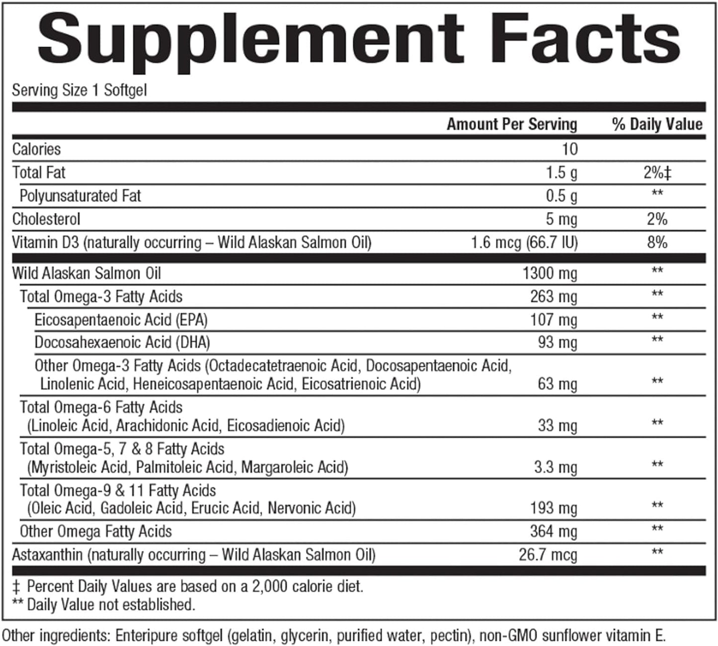 Natural Factors Complete Omega Wild Alaskan Salmon Oil Softgels - 180 Servings of Heart and Brain Health Support with DHA and EPA Omega-3