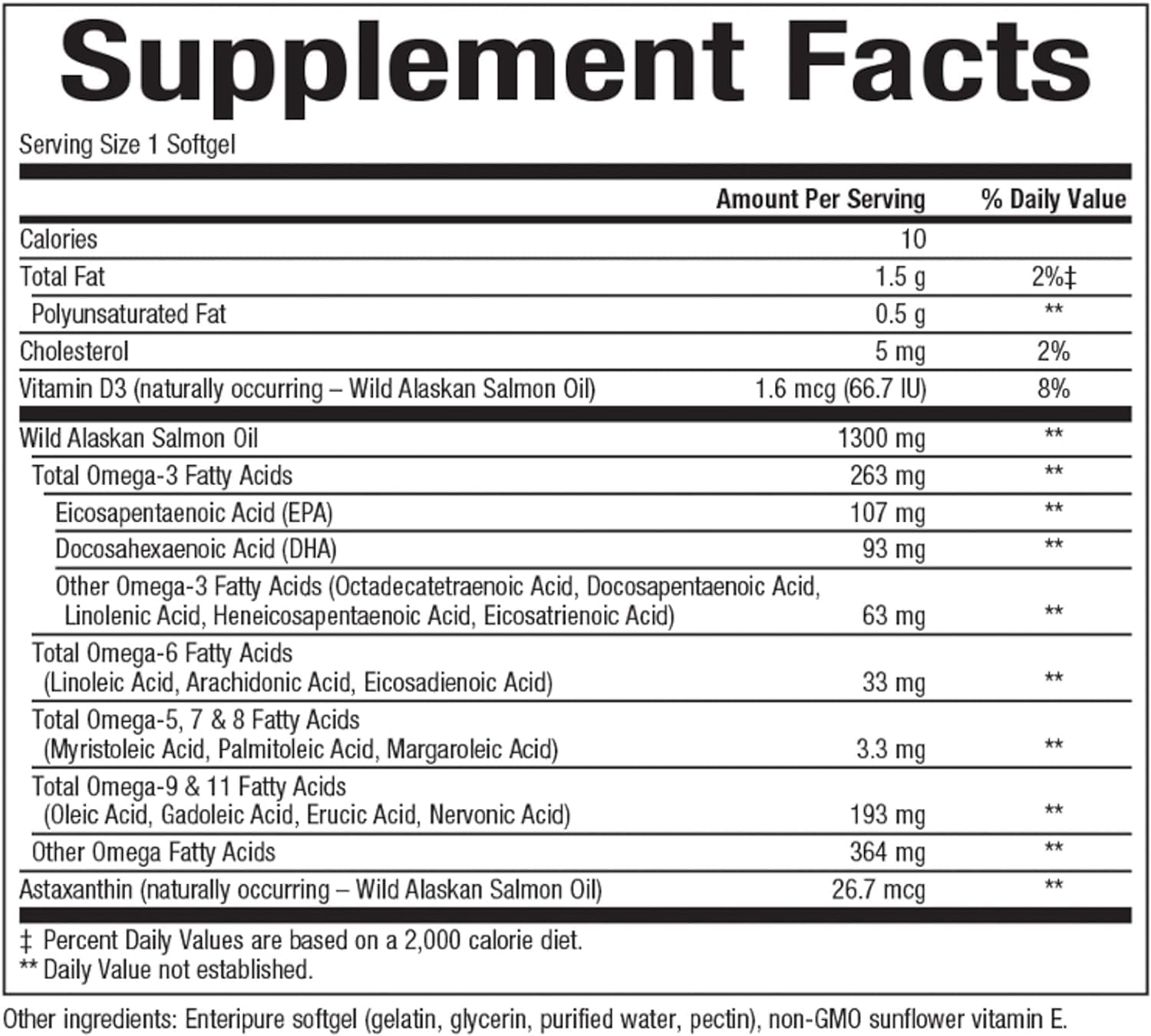 Natural Factors Complete Omega Wild Alaskan Salmon Oil Softgels - 180 Servings of Heart and Brain Health Support with DHA and EPA Omega-3