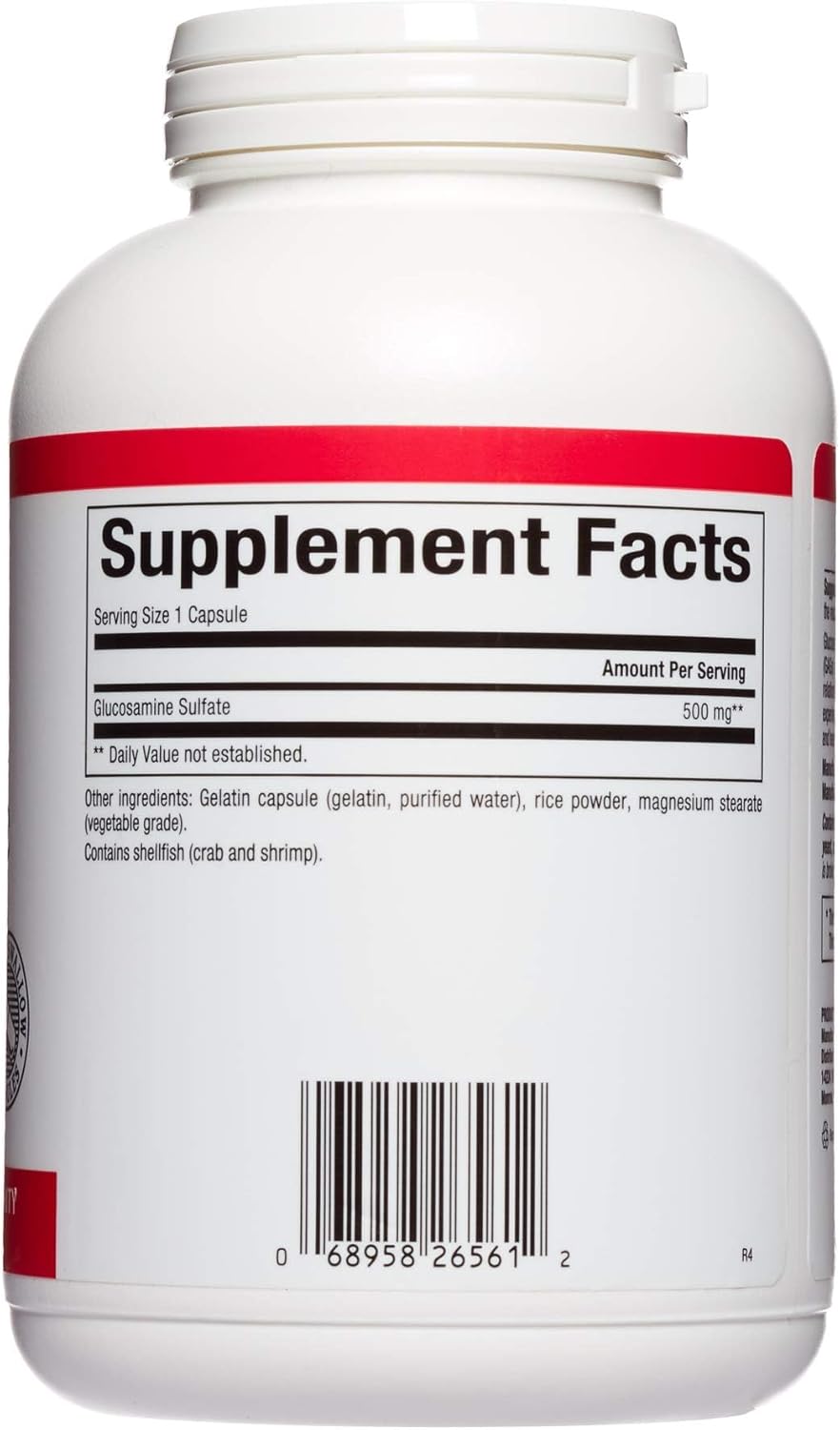 Natural Factors Glucosamine Sulfate 360 Capsules for Healthy Joint Mobility & Cartilage