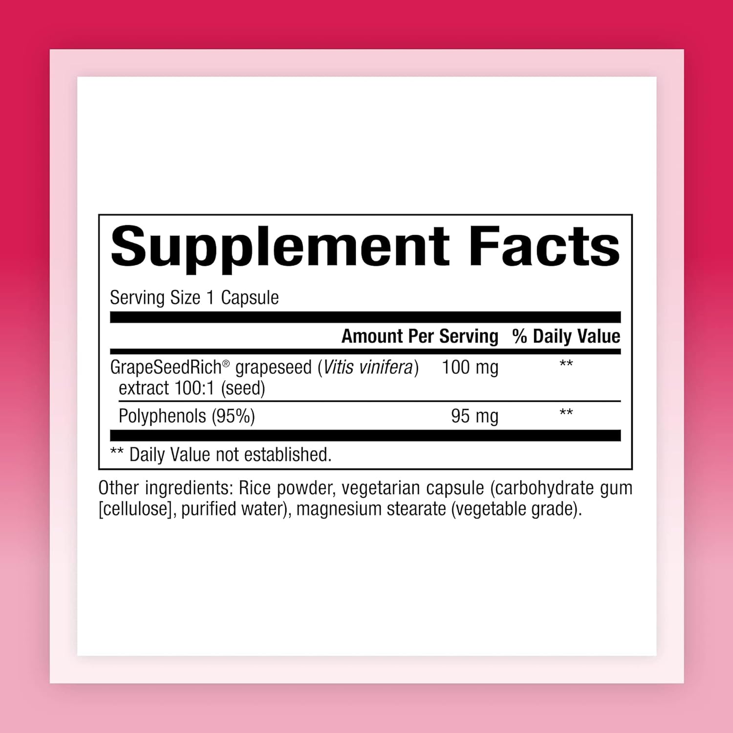 Natural Factors GrapeSeedRich Antioxidant Supplement, 90 Capsules, Supports Healthy Inflammatory Response