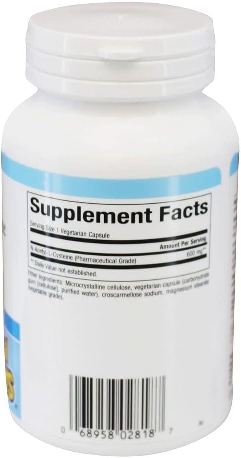 Natural Factors NAC 600mg Supplement - 60 Capsules