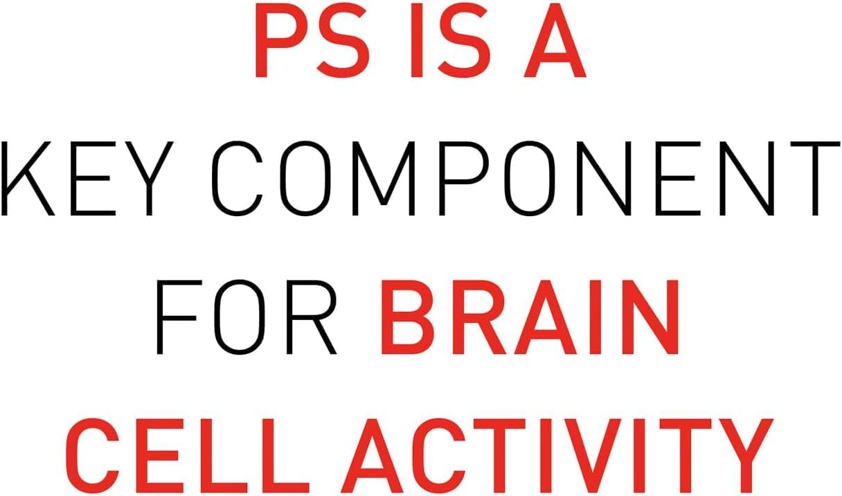 Natural Factors Phosphatidylserine Softgels - Memory & Concentration Support - Soy & Gluten Free - 120 Capsules