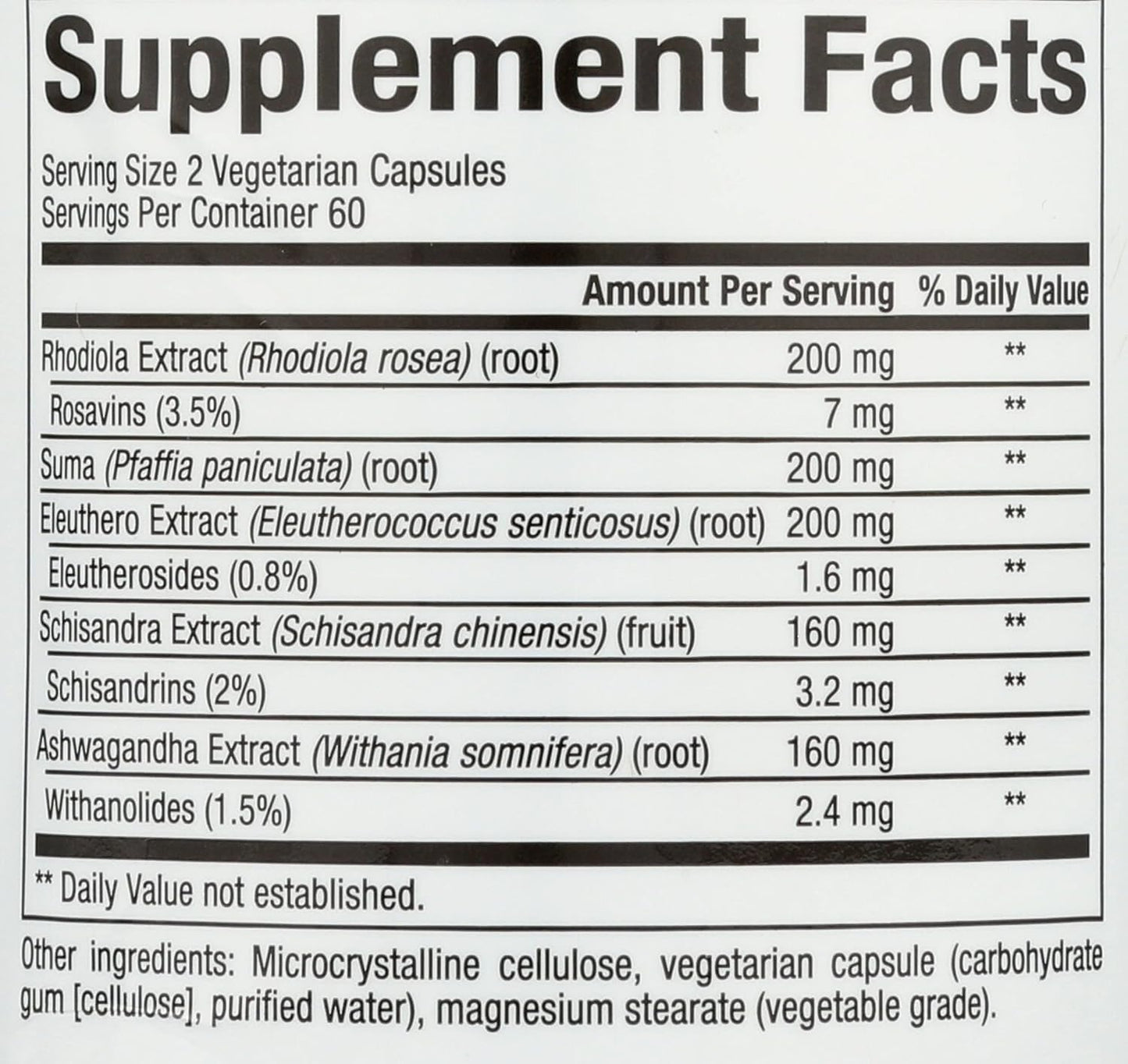 Natural Factors WomenSense AdrenaSense Capsules - Herbal Supplement for Adrenal Support and Stress Relief - Vegan and Non-GMO - 120 Count