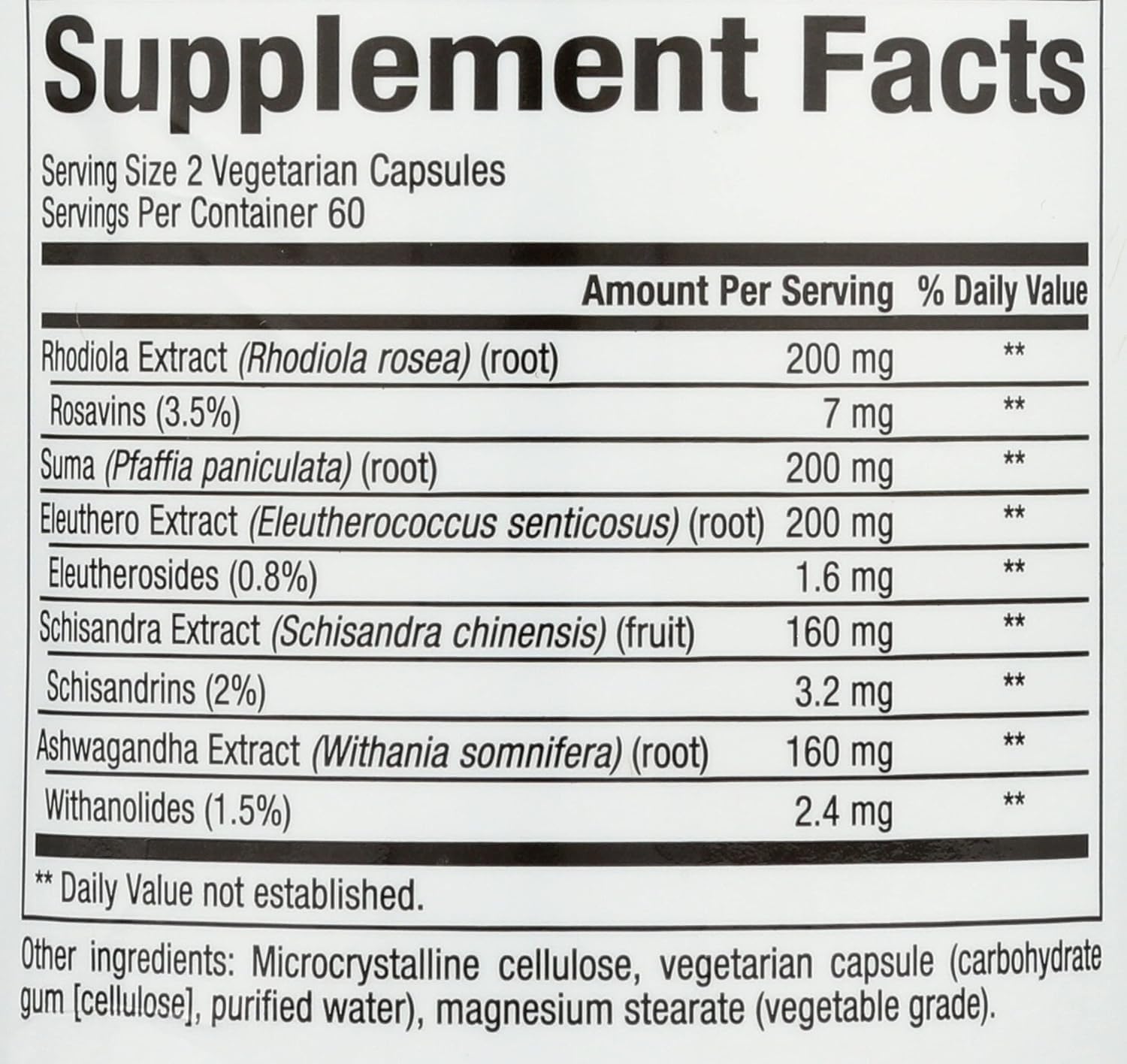 Natural Factors WomenSense AdrenaSense Capsules - Herbal Supplement for Adrenal Support and Stress Relief - Vegan and Non-GMO - 120 Count