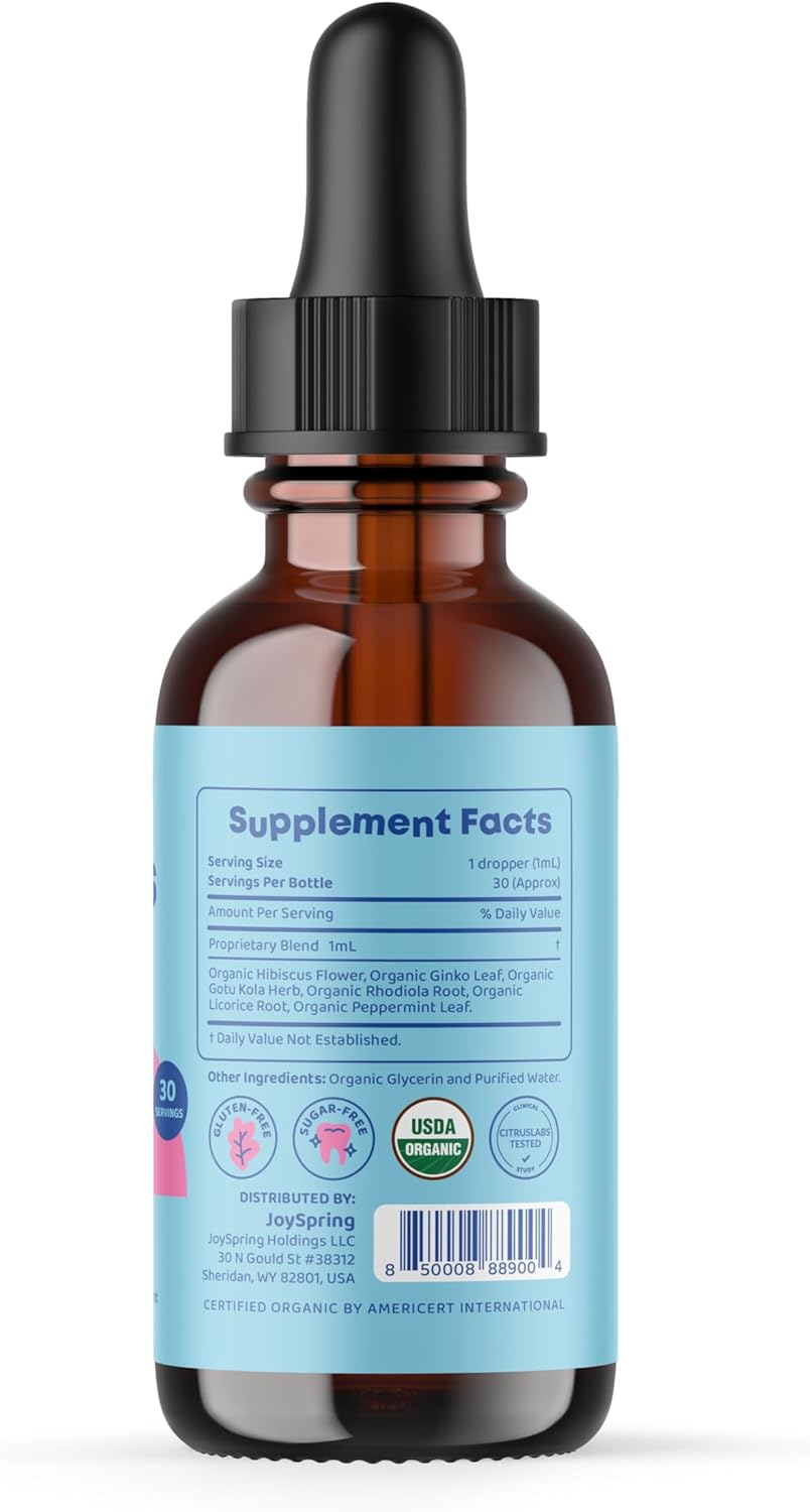 Natural Genius Drops and Saffron Gummies by JoySpring - Kids Brain and Immune Support