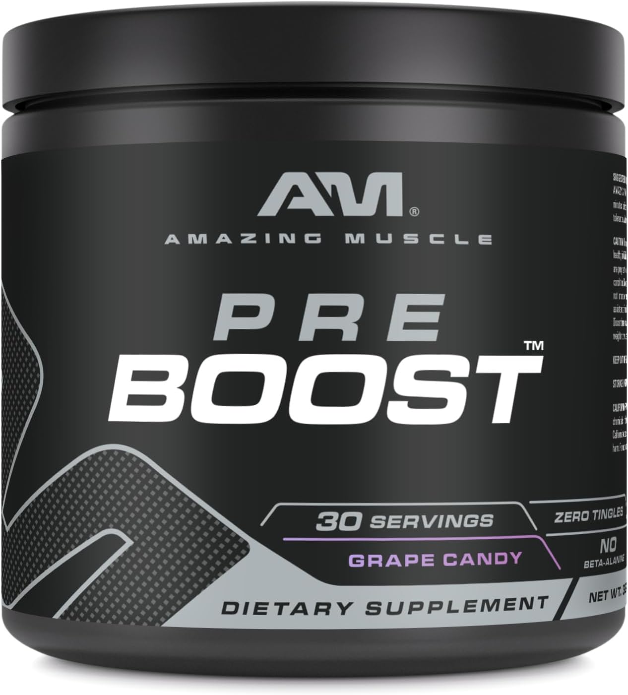 Natural Grape Candy Pre Workout Supplement | Amazing Muscle Pre Boost | 30 Servings | Made in USA | 324 Grams Powder
