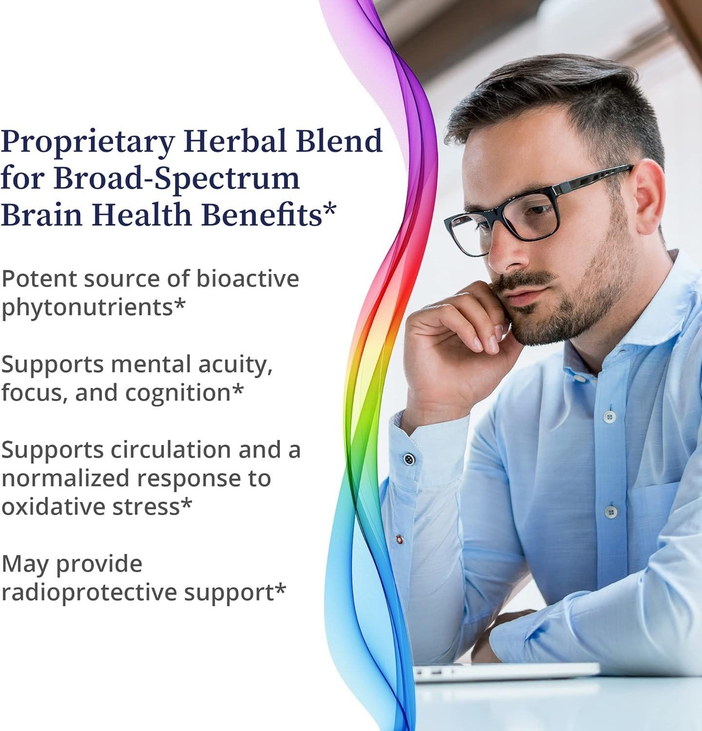 Natural Herbal Brain Tincture with Ginkgo Biloba, Rosemary, and Bacopa - Mental Clarity & Memory Support - 2 fl oz