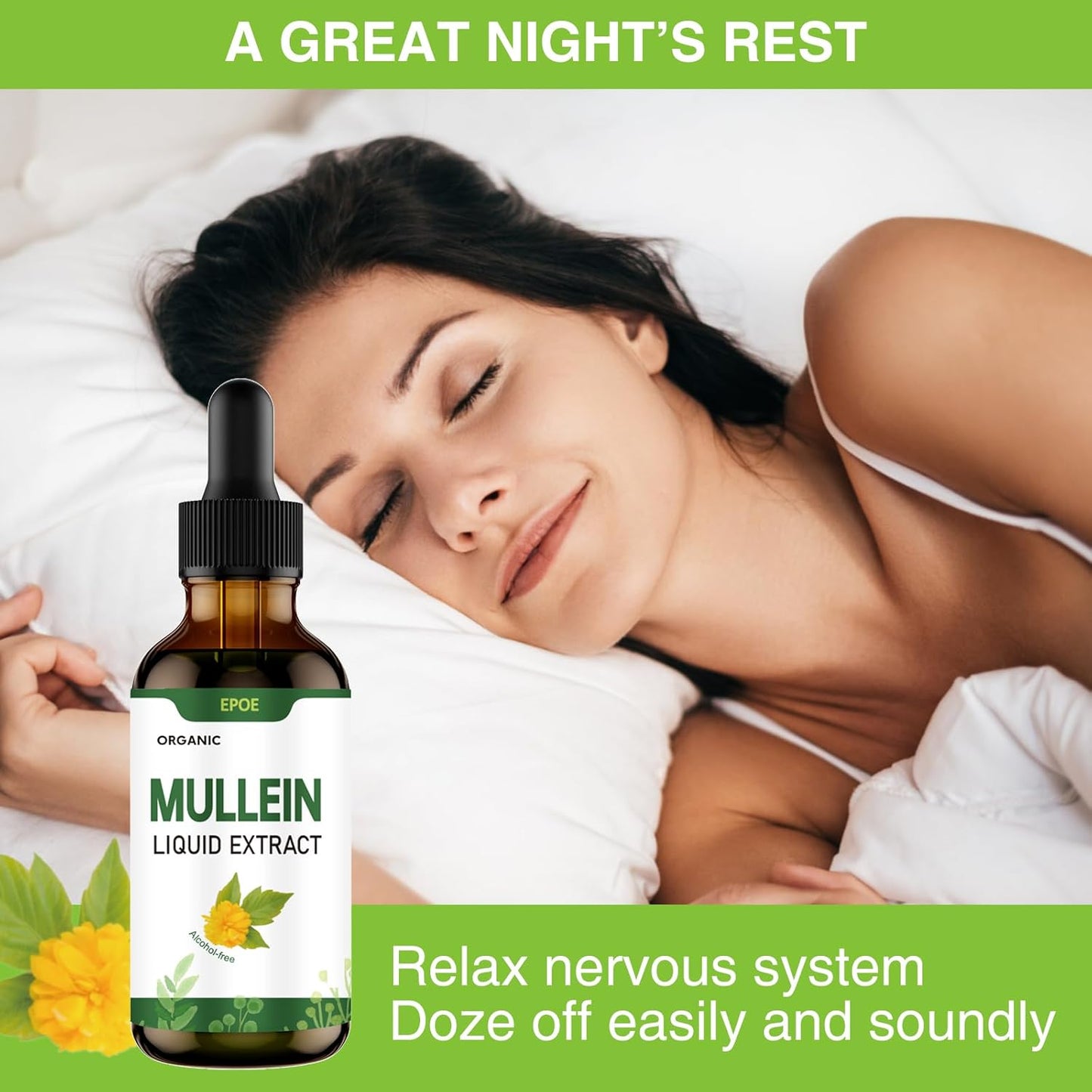 Natural Herbal Lung Cleanse & Detox Drops - Mullein Leaf Extract Liquid Supplement for Respiratory Health - 2FL OZ
