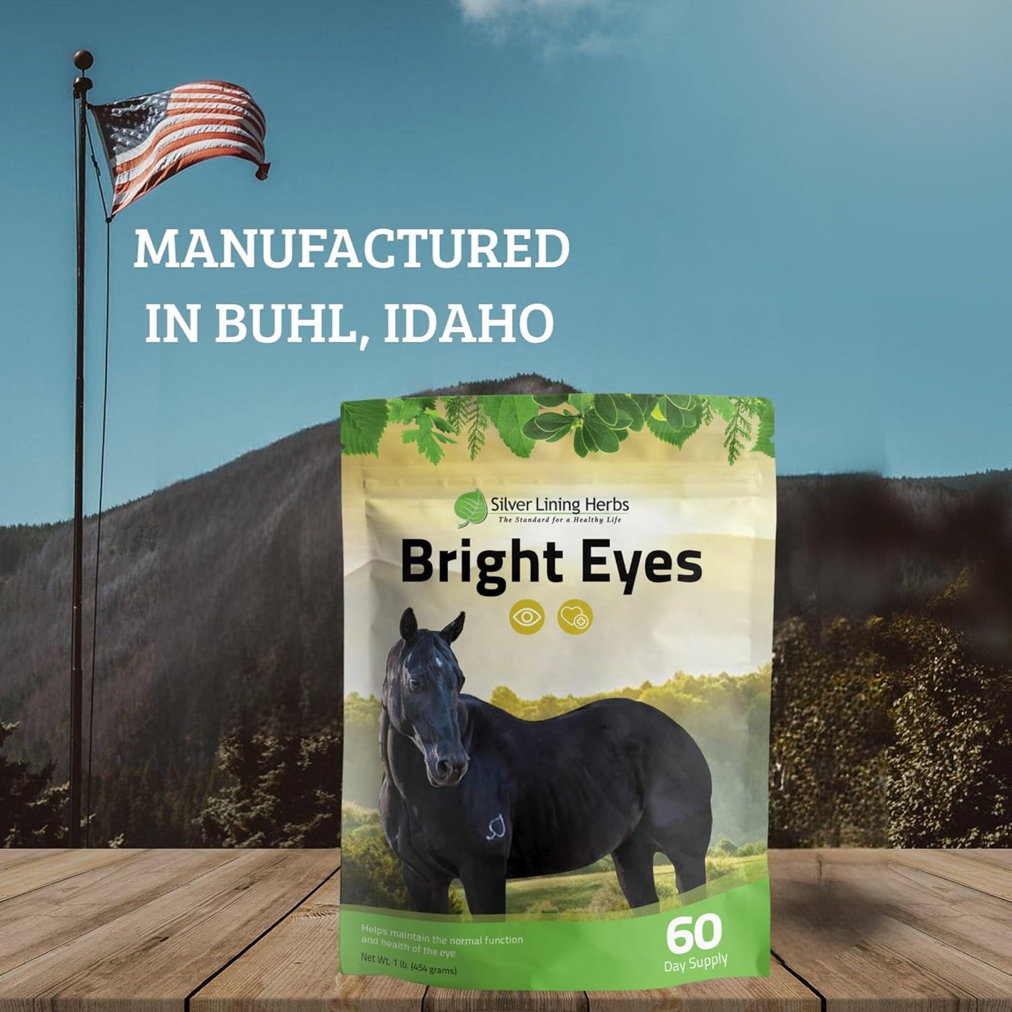 Natural Herbal Supplement for Horse Eye Health - Supports Normal Mineral Levels - Promotes Long Term Equine Eye Health - 1lb Bag