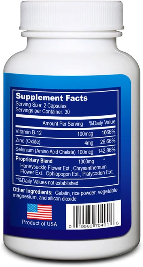 Natural Herbal Supplement for Thyroid Health - Reduce Thyroid Cysts and Nodules - Balance Hormones - Honeysuckle Flower