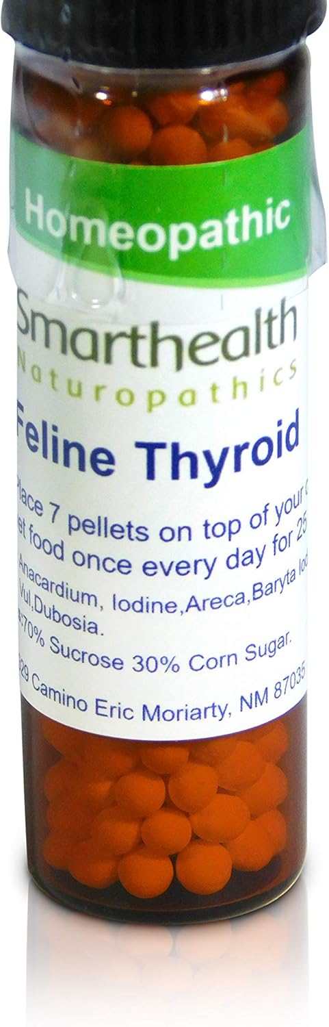 Natural Homeopathic Formula for Feline Thyroid Support and Thyroid Health.