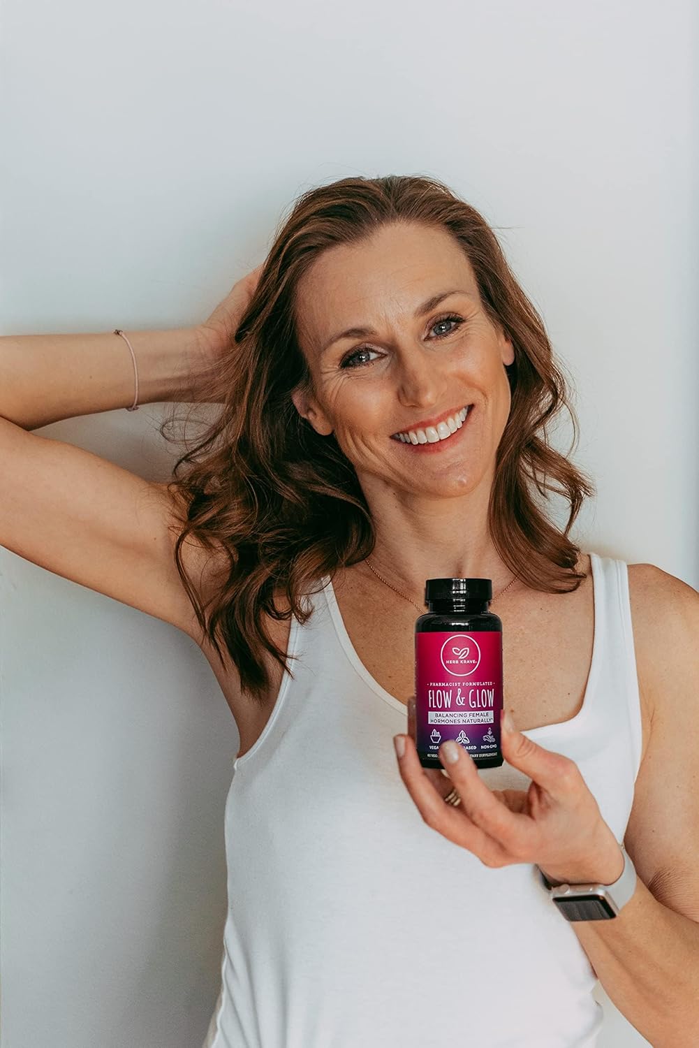 Natural Hormone Balance for Women - PMS & Menopause Relief with Donq Quai & Black Cohosh - 120 Vegan Capsules