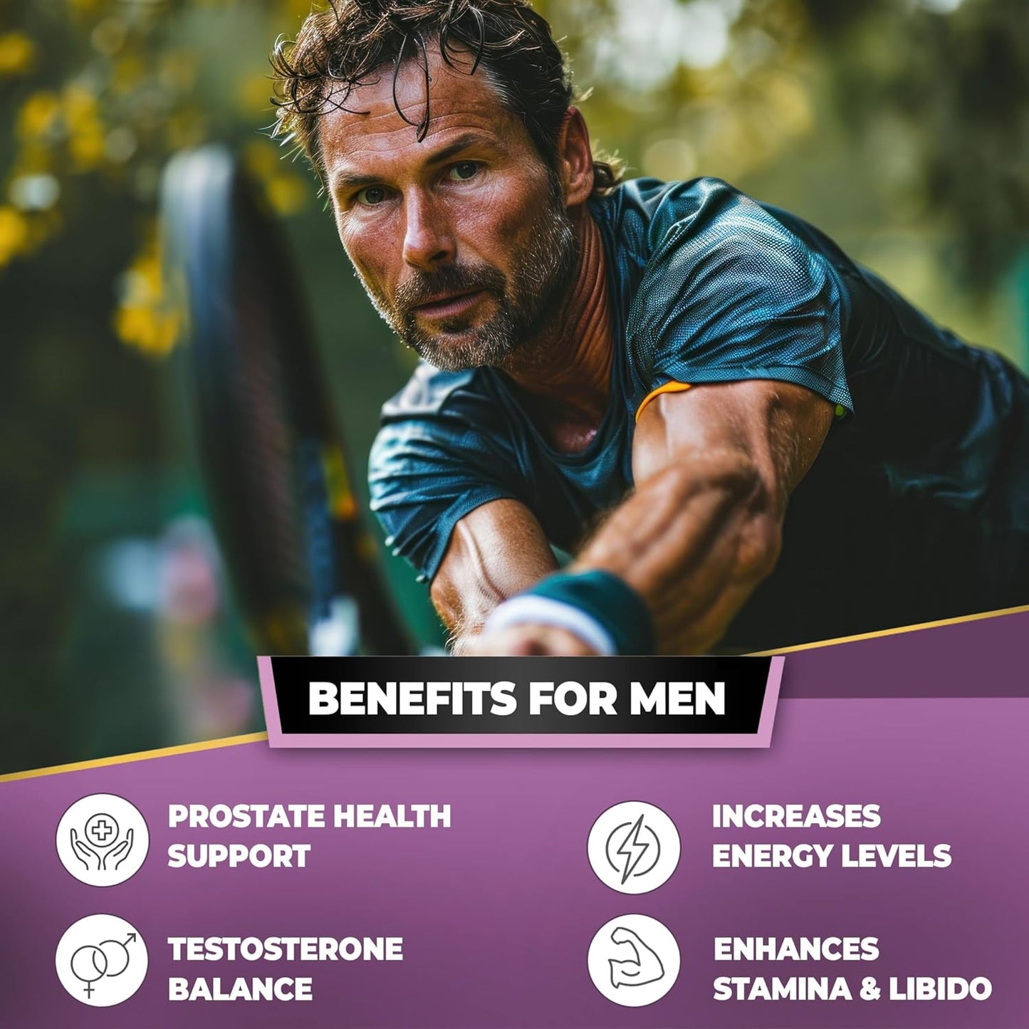 Natural Hormone Balance Support Supplement with Broccoli Extract and BioPerine - Menopause Relief for Women and Men - Estrogen Balance, Acne Control - 60 Vegetarian Capsules with Calcium D-Glucarate