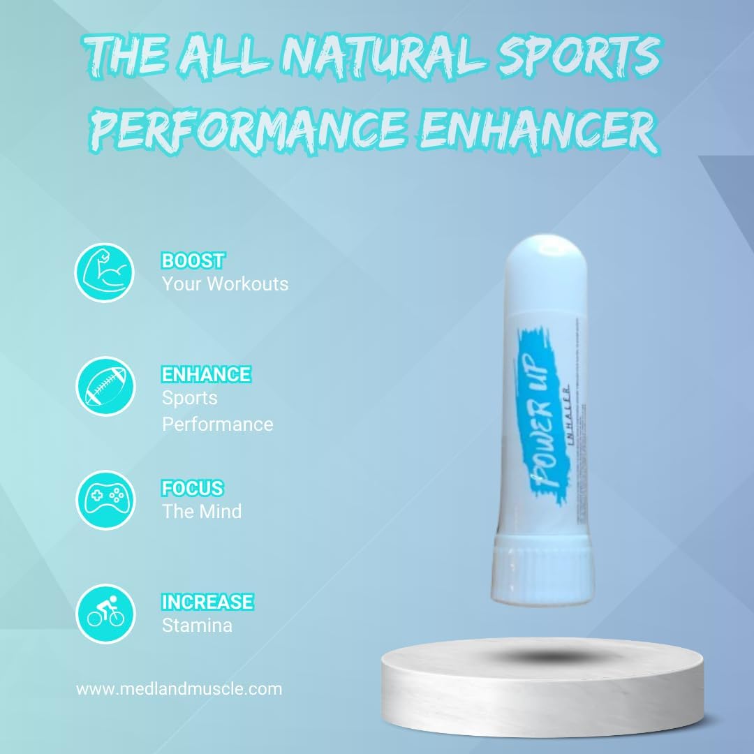Natural Inhaler for Enhanced Sports Performance with Essential Oils - Boost Energy, Stamina, and Focus during Workouts