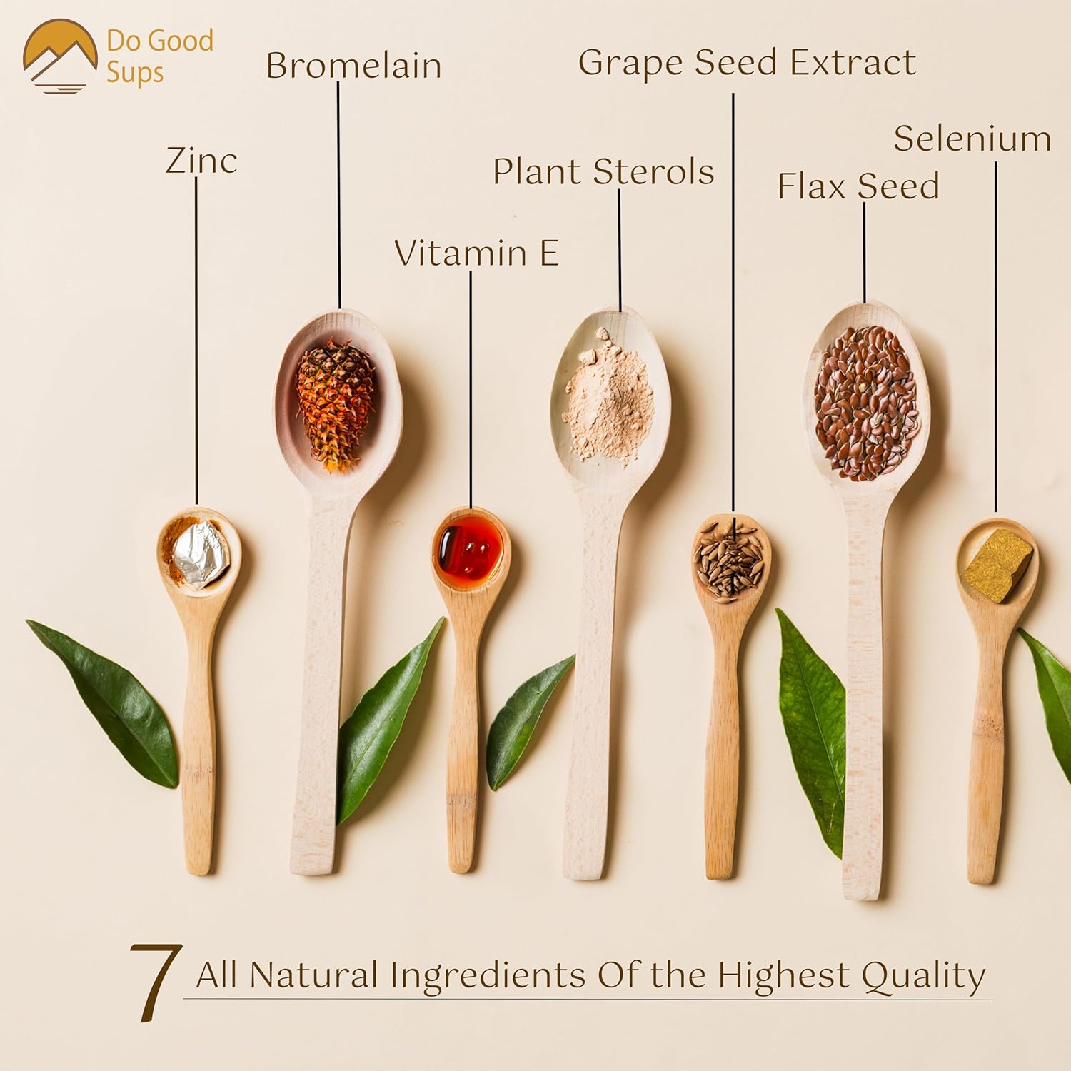 Natural Joint and Muscle Support Supplement with Allergy Relief - 7 Plant-Based Ingredients for Adults - Including Bromelain, Zinc, and Vitamin E