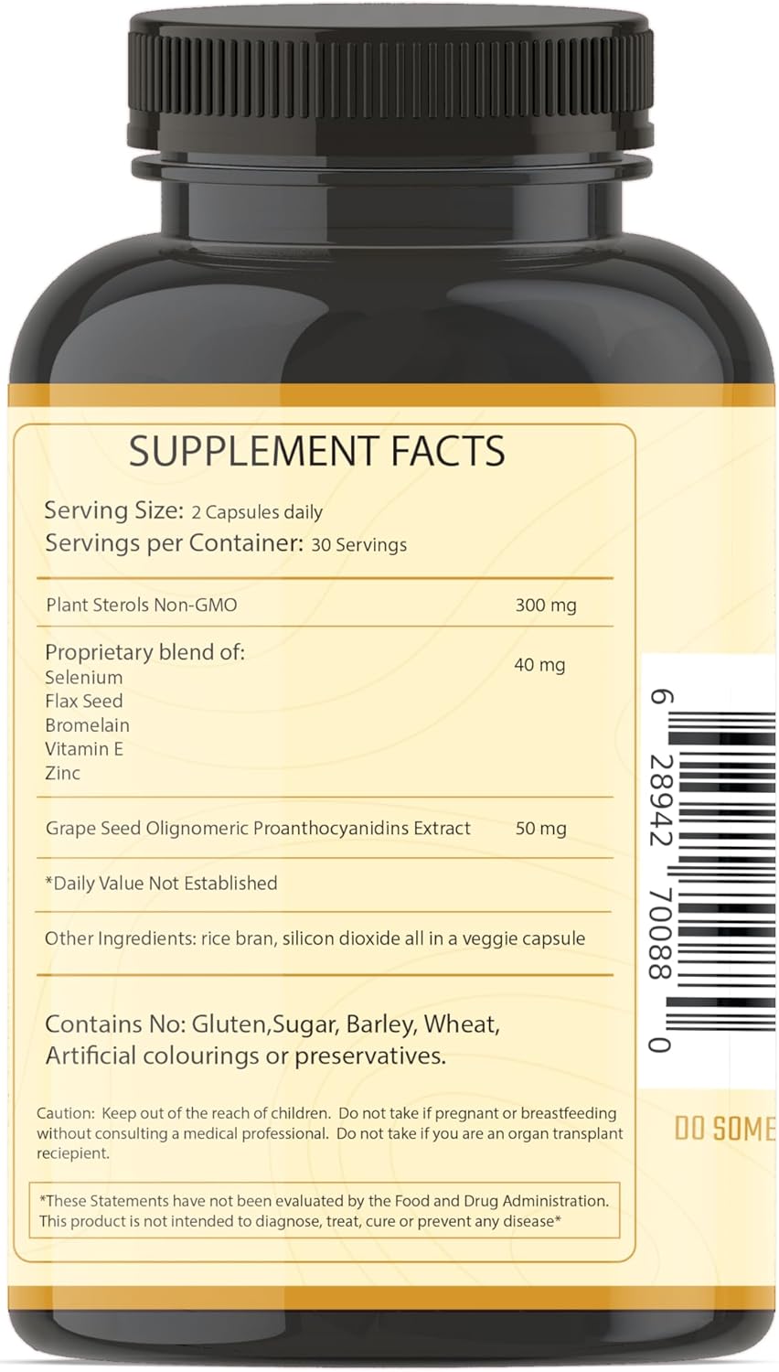 Natural Joint and Muscle Support Supplement with Allergy Relief - 7 Plant-Based Ingredients for Adults - Including Bromelain, Zinc, and Vitamin E