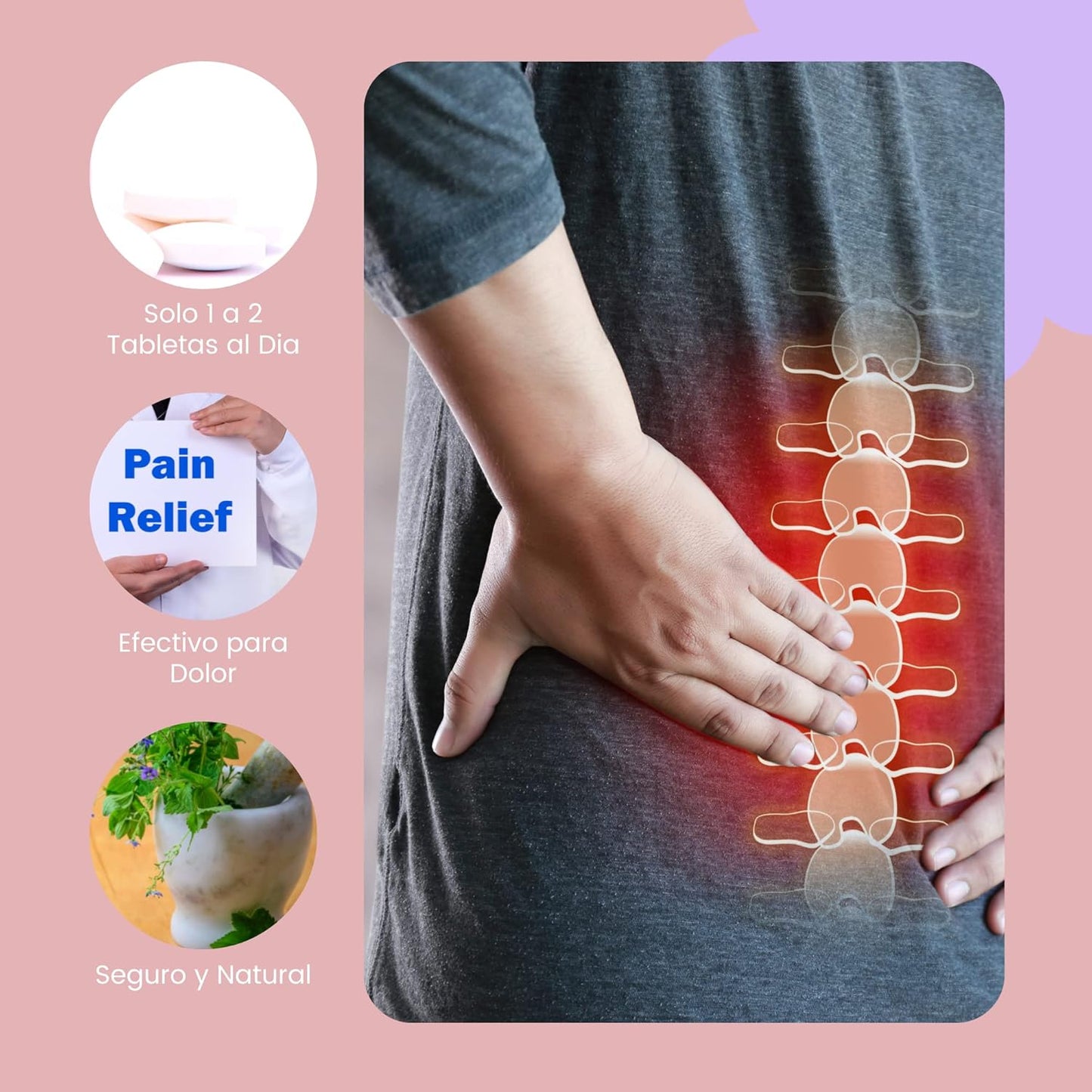 Natural Joint & Muscle Wellness Supplement with Hyaluronic Acid - 60 Capsules