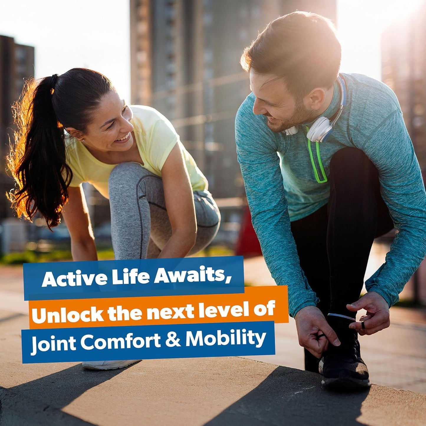 Natural Joint Support Complex - SAN Nutrition Glucosamine Chondroitin with MSM Formula for Healthy Joints. 30 Servings