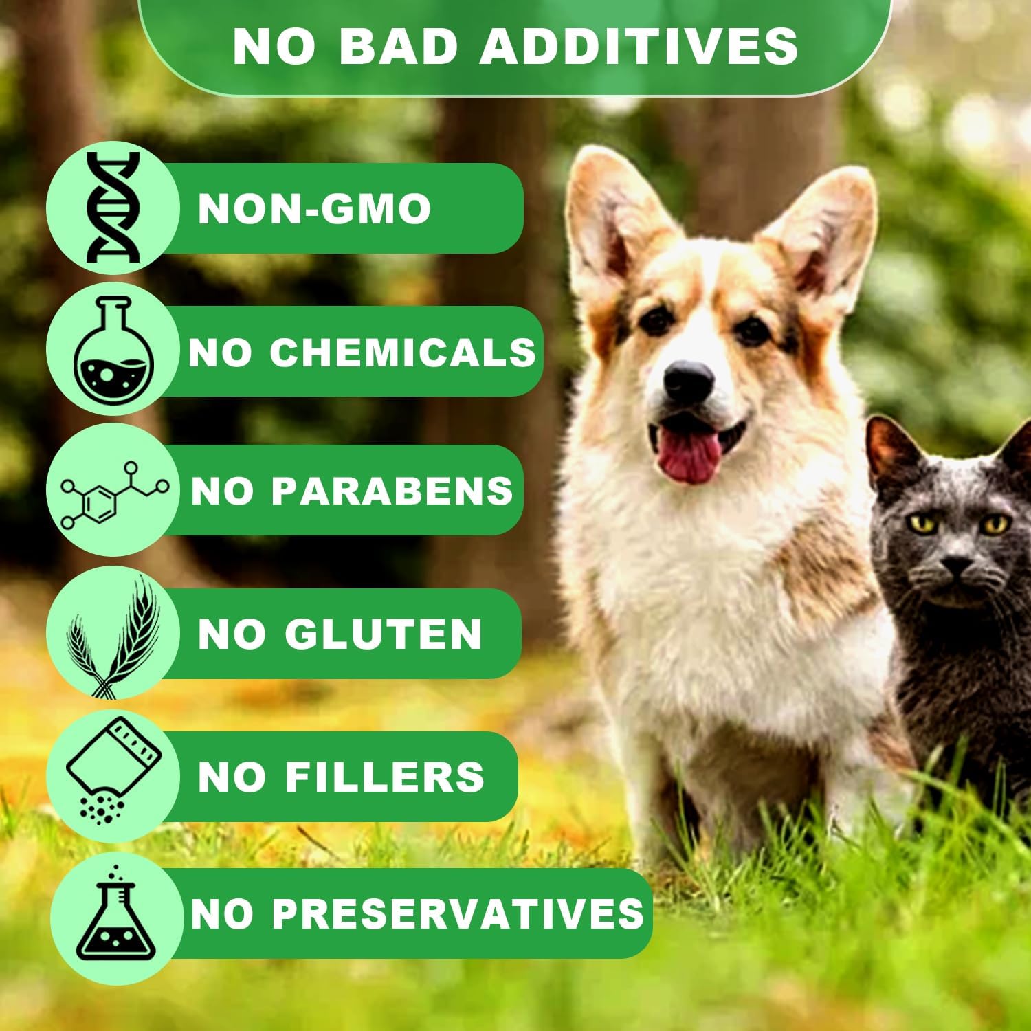 Natural Liquid Herbal Treatment for Cats & Dogs | Broad Spectrum Intestinal Defense & Digestive Cleanse | Boosts Immune System, Removes Toxins & Parasites