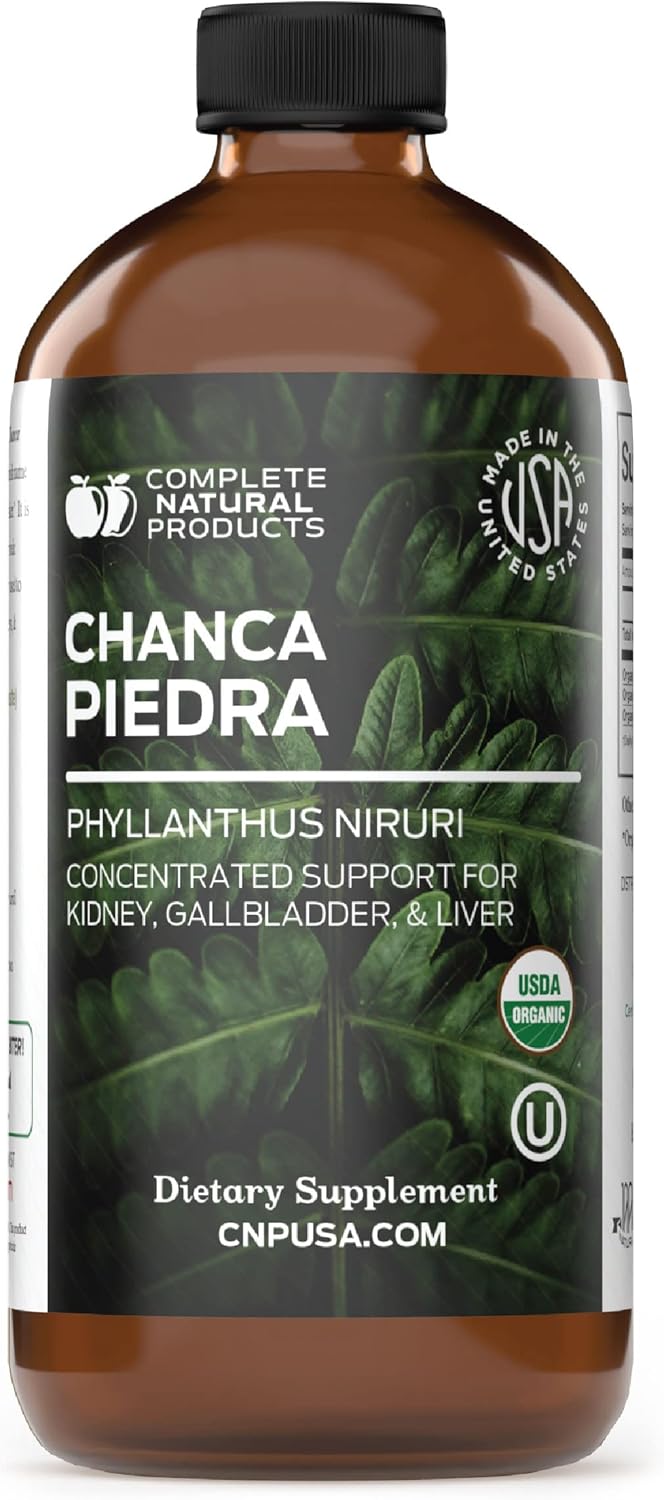 Natural Liver and Gallbladder Support Bundle with Digestive Enzymes, Chanca Piedra, and Inulin Powder