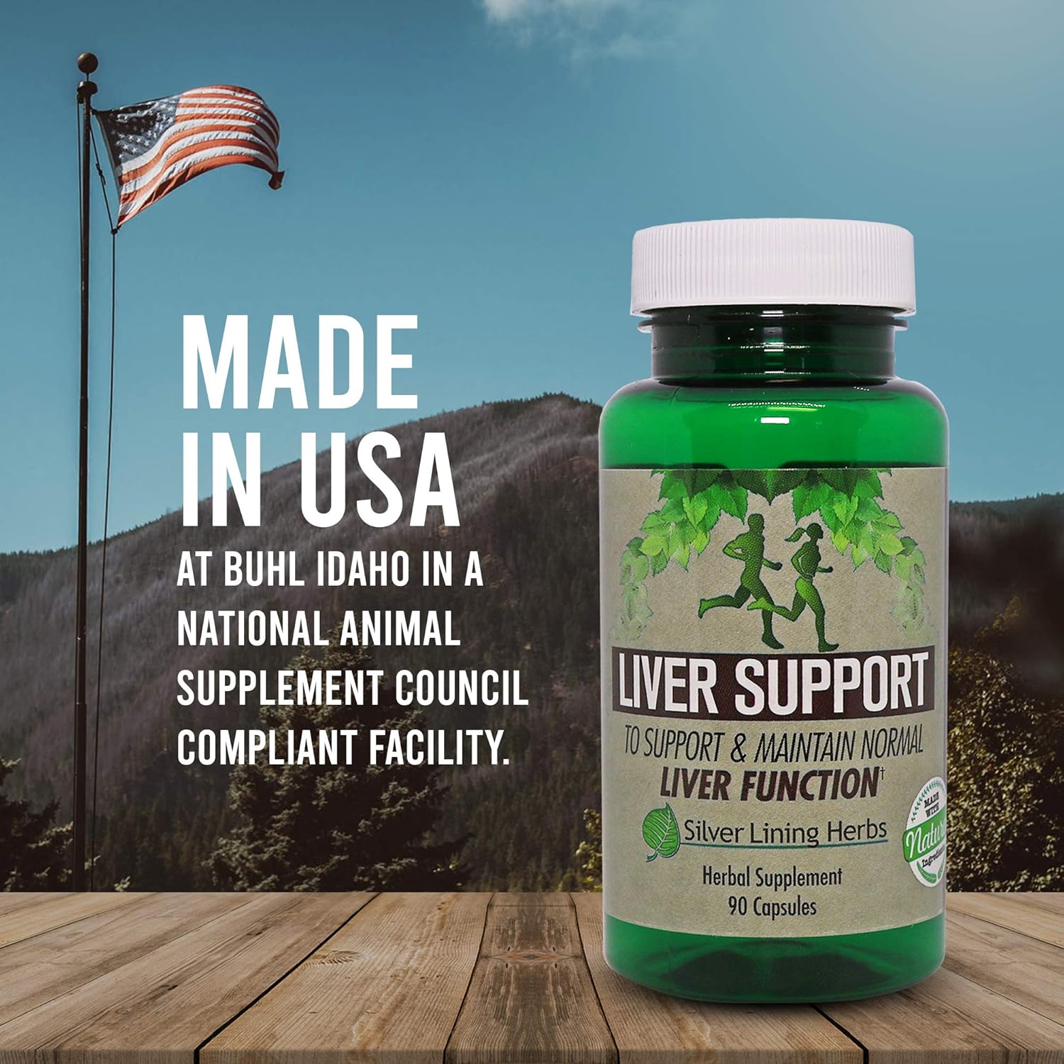 Natural Liver Care Supplement - Supports Liver Health, Immune System, and Allergies - 90 Capsules by Silver Lining Herbs