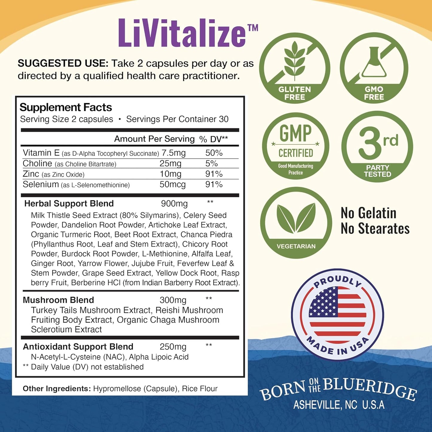 Natural Liver Cleanse & Detox Supplement with Milk Thistle - Liver Health Support 28-in-1 Formula 1540mg - Dandelion NAC Alpha Lipoic Acid Artichoke Reishi Chaga Turkey Tail Mushroom - 60 Capsules