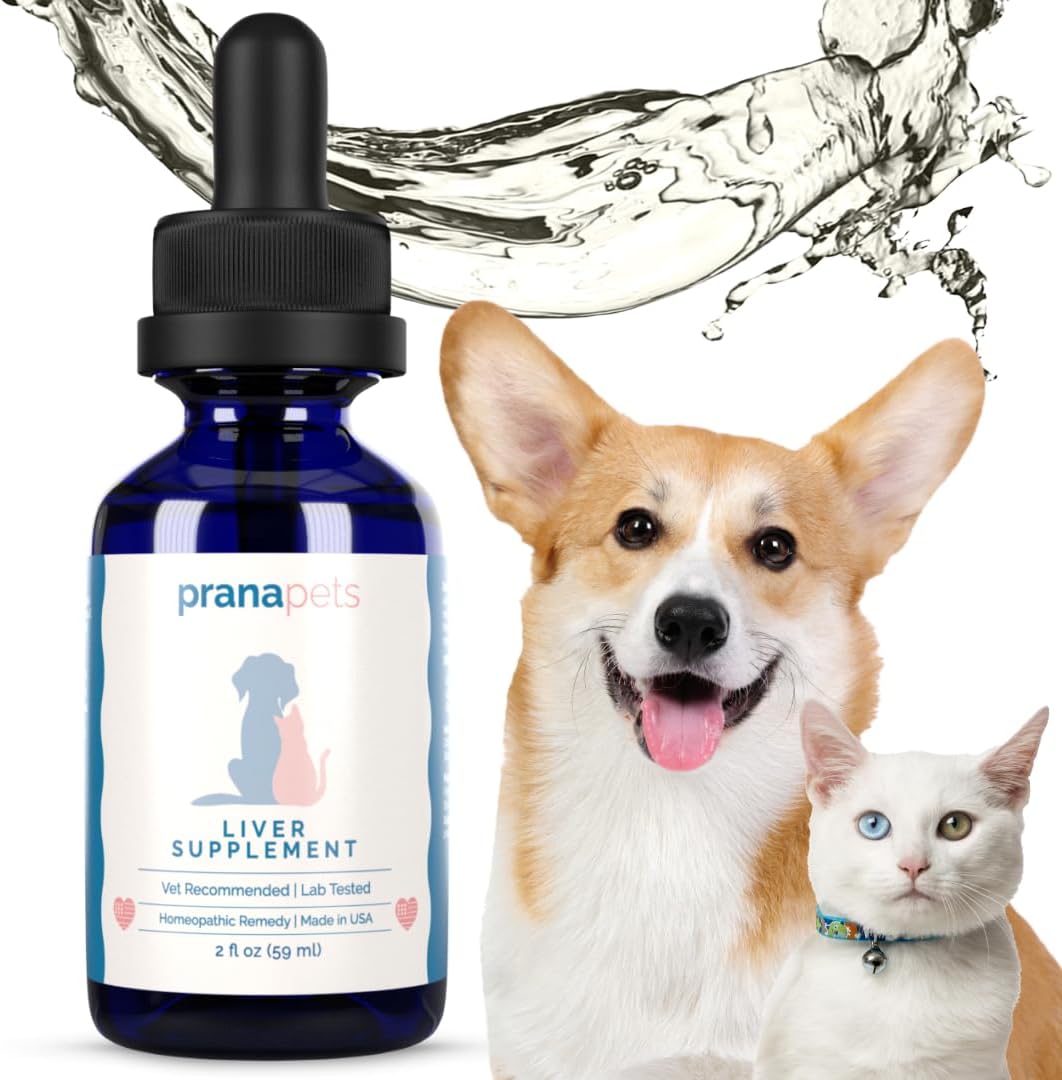 Natural Liver Support Supplement for Pets | Promotes Healthy Liver Function in Dogs & Cats | Herbal Formula for Abdominal Pain & Inflammation