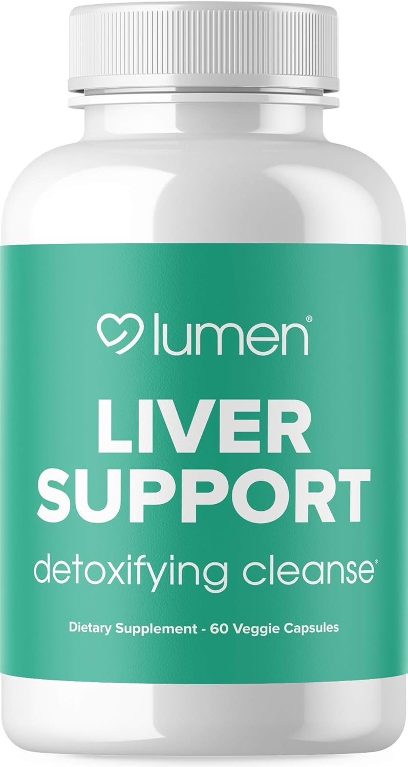 Natural Liver Support Supplement with Milk Thistle, Dandelion, Turmeric, Ginger, Beet Root, Berberine, & Artichoke Extract - 60 Capsules