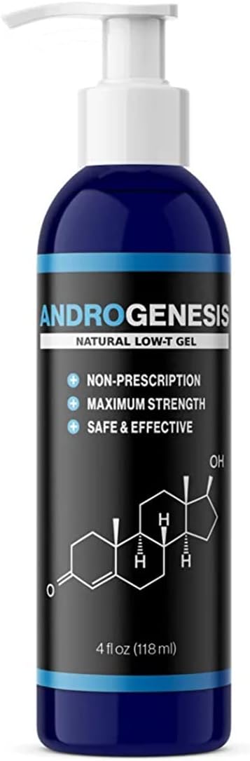 Natural Low Testosterone Support Gel for Men - Boost Muscle Recovery, Energy, and Healthy Aging with T-Booster