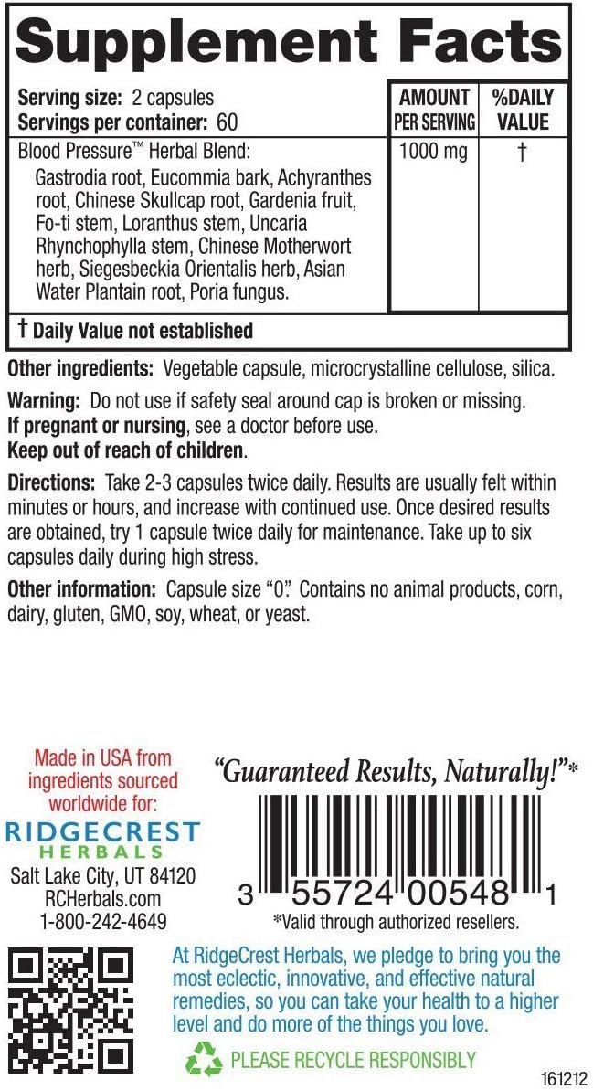 Natural Lung & Nasal Health Supplement for Respiratory & Immune Support - ClearLungs Classic by Ridgecrest Herbals (120 Caps)