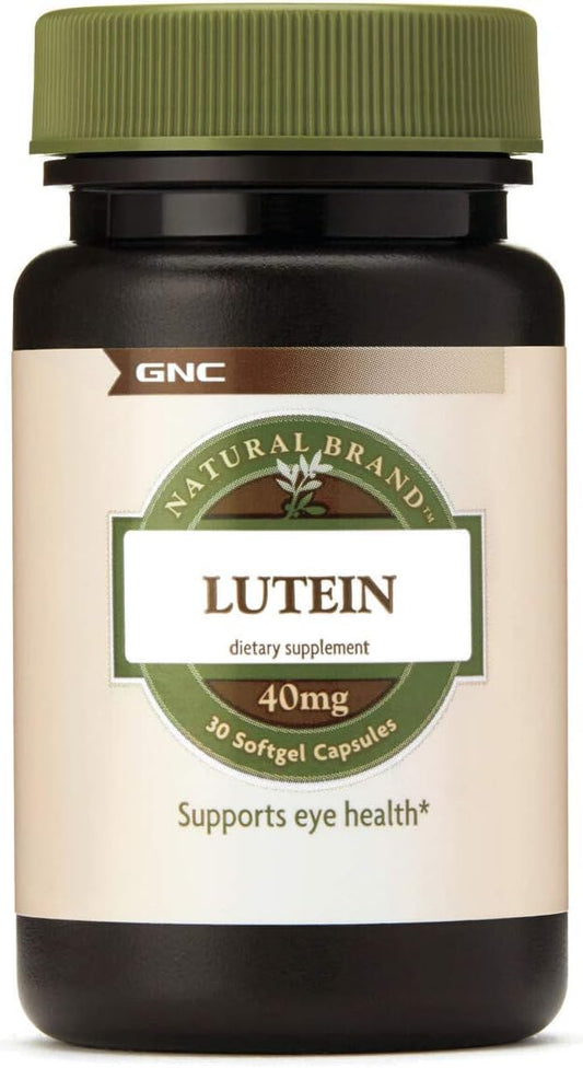 Natural Lutein Supplement by GNC Brand - High Quality Eye Health Support