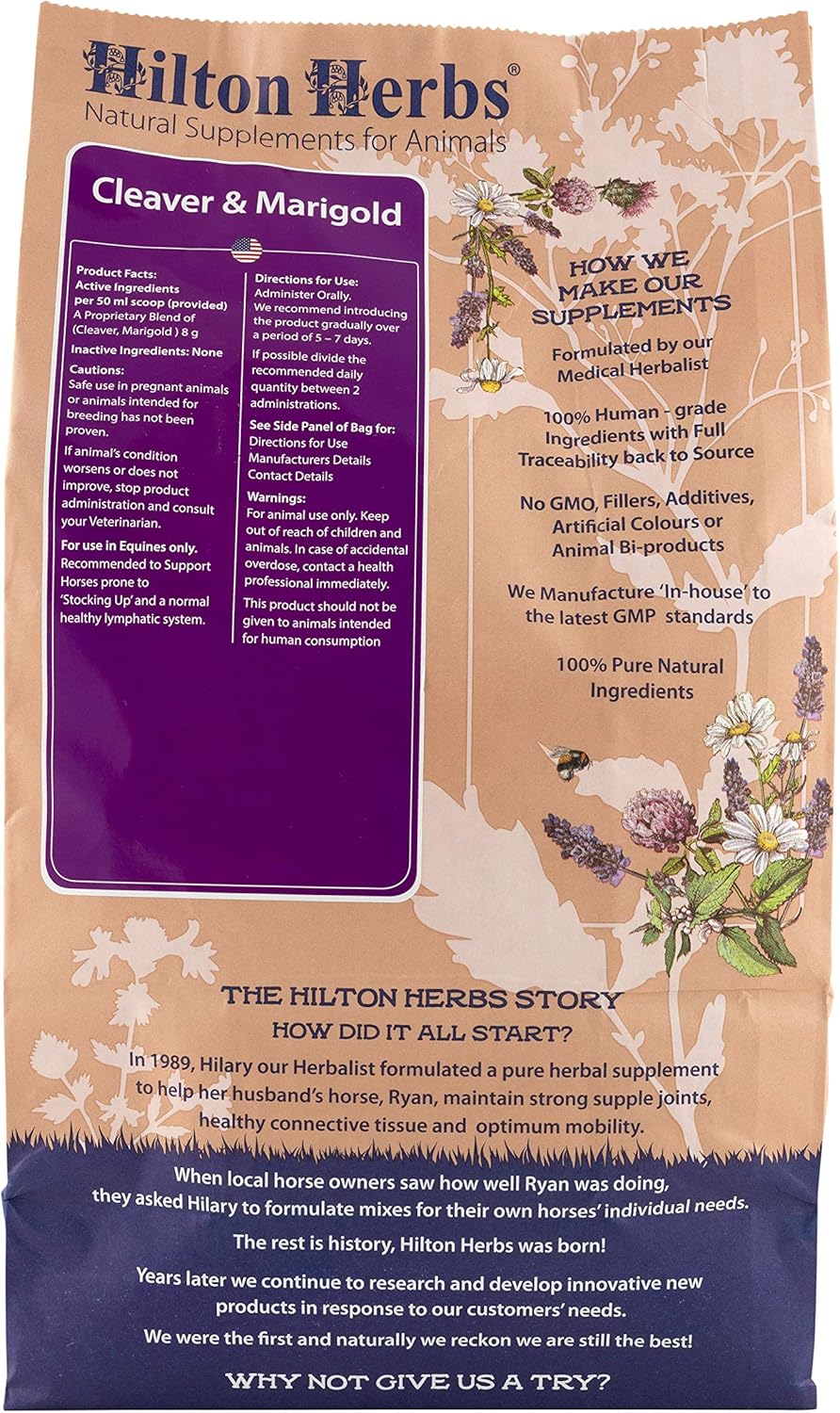 Natural Lymphatic Support with Hilton Herbs Cleavers & Marigold